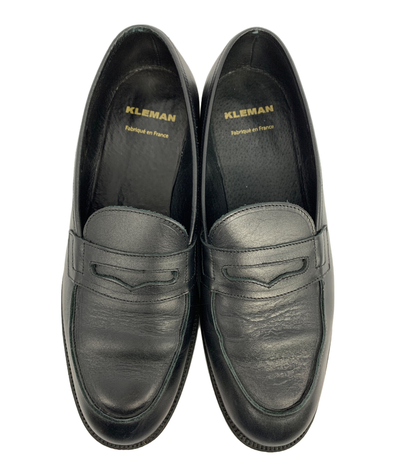 美品 KLEMAN クレマン ローファー 黒 38(24.5cm相当) KLEMAN（クレマン） ローファー PADROR WOMEN パドレ ウィメンズ