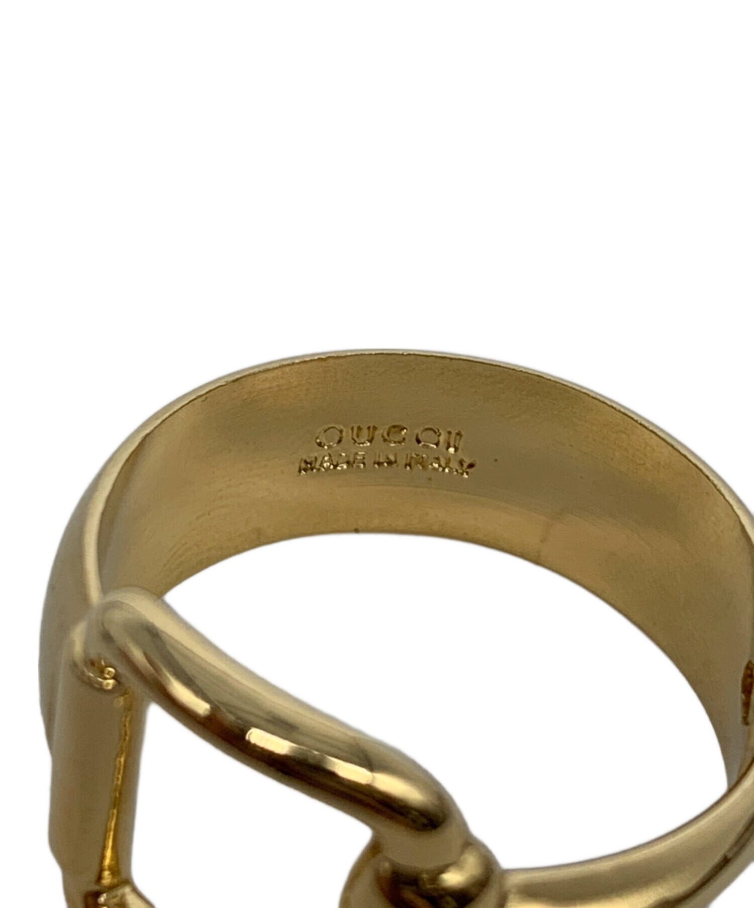 ✨GUCCI✨グッチ✨ホースビット✨ゴールド✨スカーフリング✨ 中古・古着通販】GUCCI (グッチ) ホースビットスカーフリング ゴールド