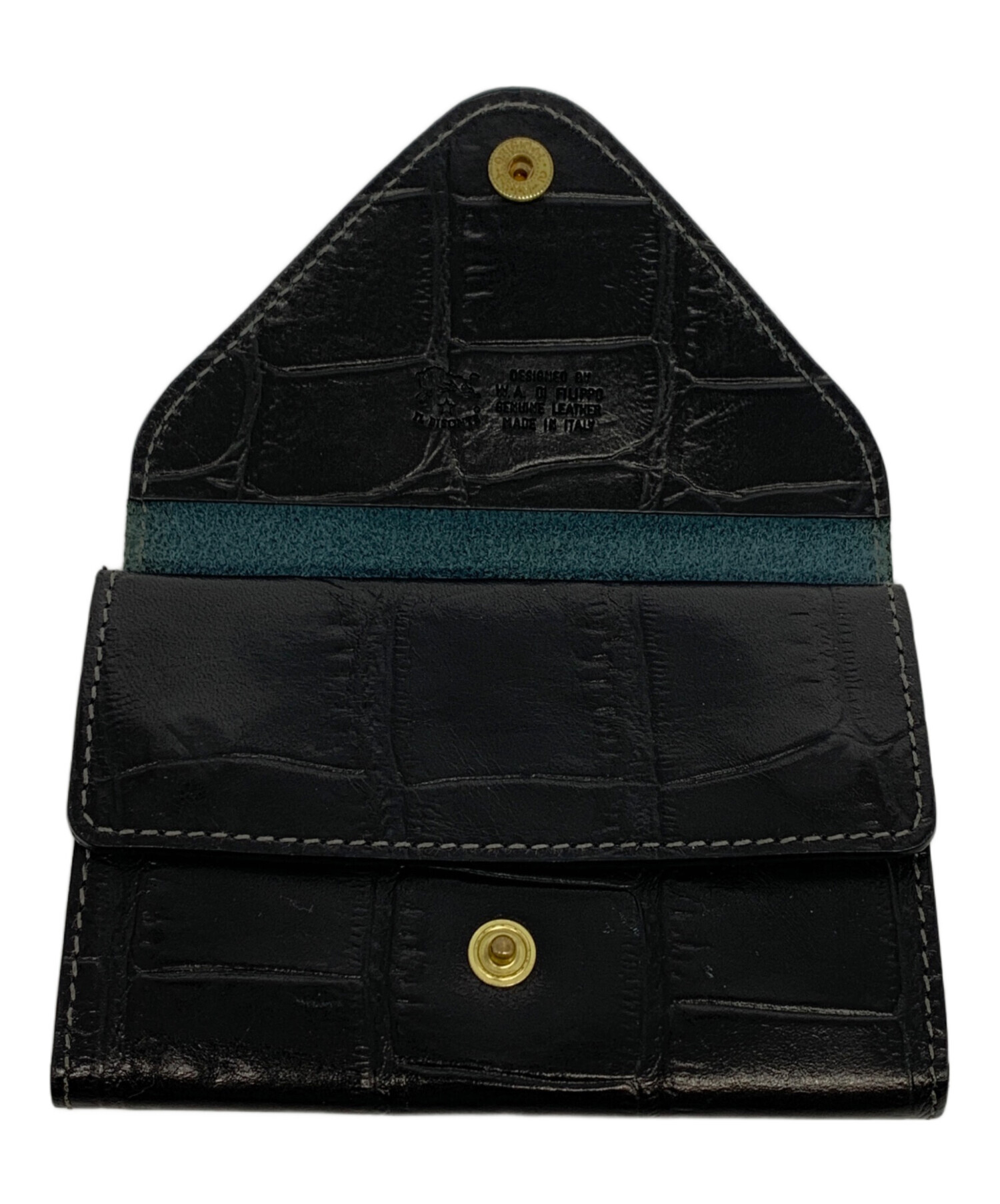 中古・古着通販】IL BISONTE (イル ビゾンテ) クロコエンボスドレザー