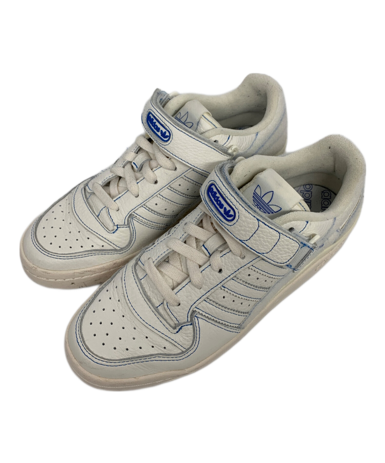 中古・古着通販】adidas (アディダス) FORUM LOW ホワイト×ブルー 
