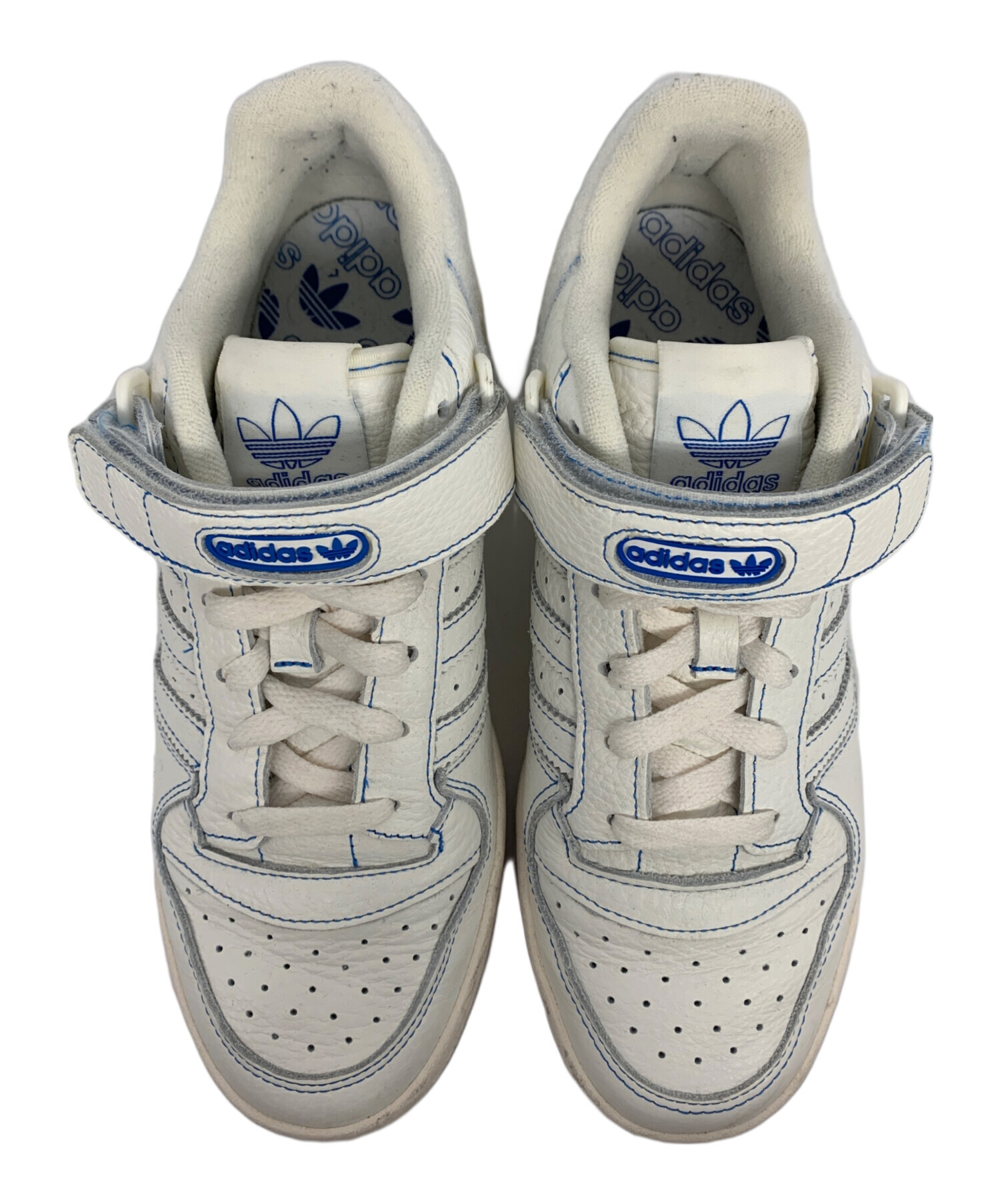 中古・古着通販】adidas (アディダス) FORUM LOW ホワイト×ブルー 