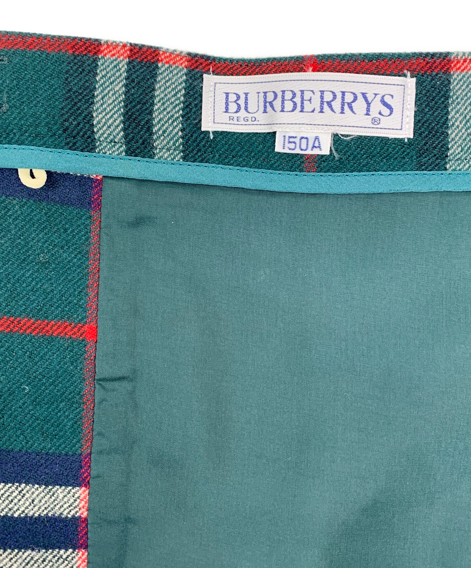中古・古着通販】Burberrys (バーバリーズ) スカート グリーン サイズ