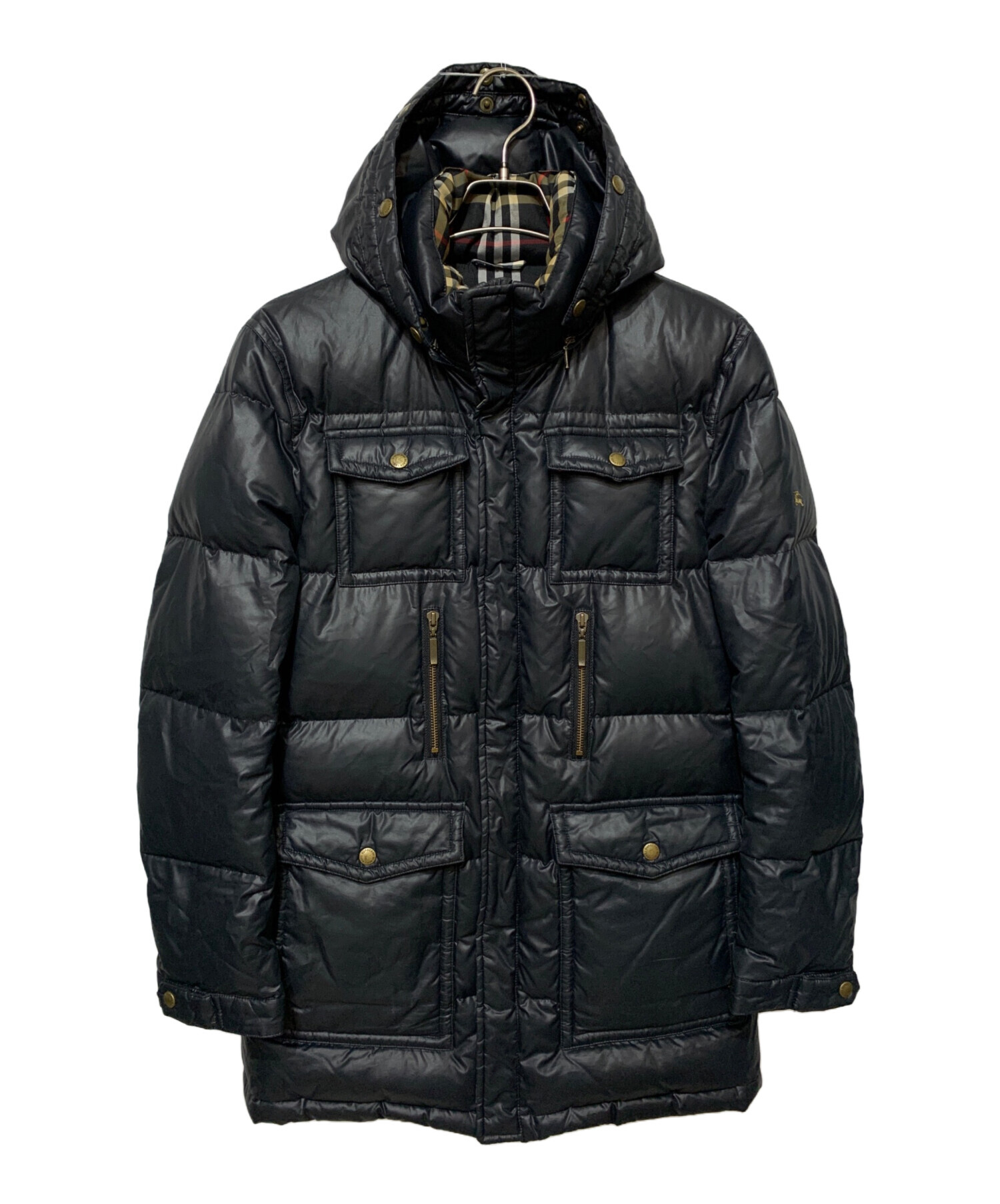 BURBERRY ブラックダウンジャケット 中古・古着通販】BURBERRY BLACK LABEL (バーバリーブラックレーベル