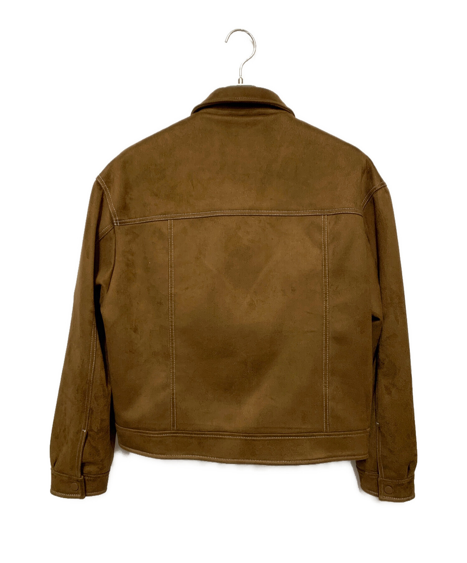 中古・古着通販】ZARA (ザラ) スエード風ジャケット ブラウン サイズ:S