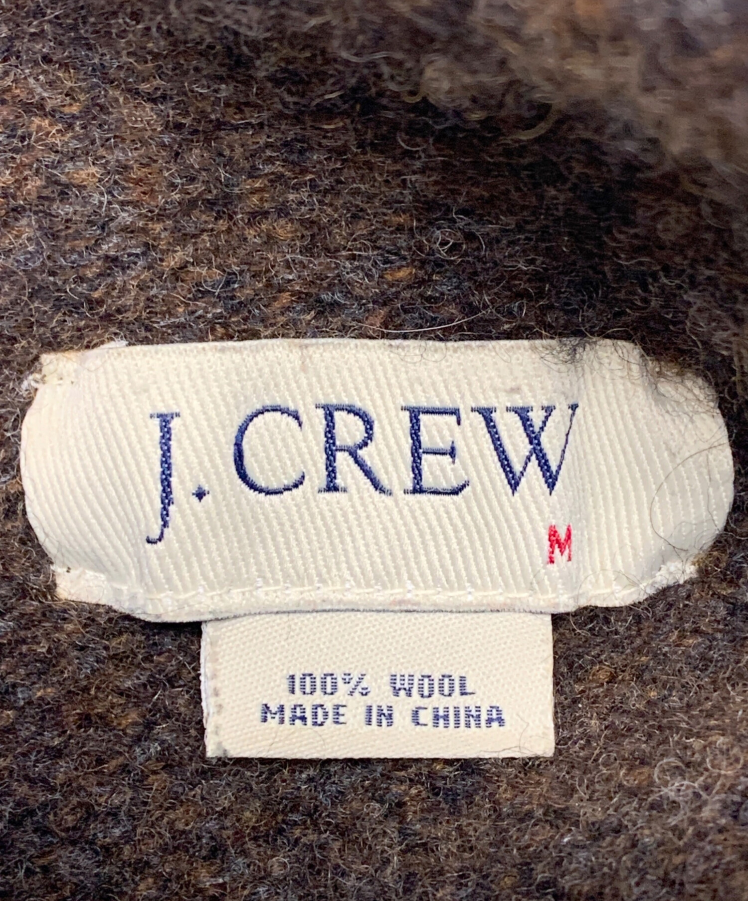 中古・古着通販】J.CREW (ジェイクルー) ロールネックニット ブラウン 