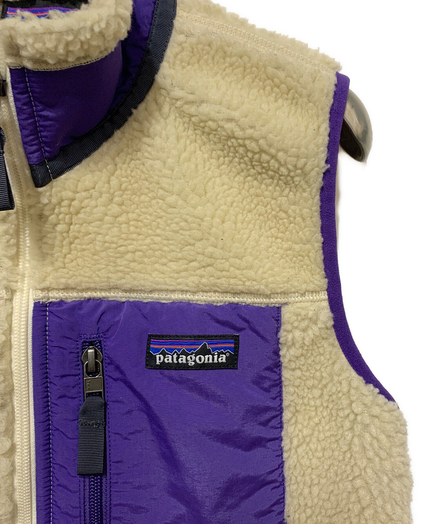 patagonia ベスト Sサイズ クリーム色/紫 中古・古着通販】Patagonia (パタゴニア) Ws Classic Retro-X Vest