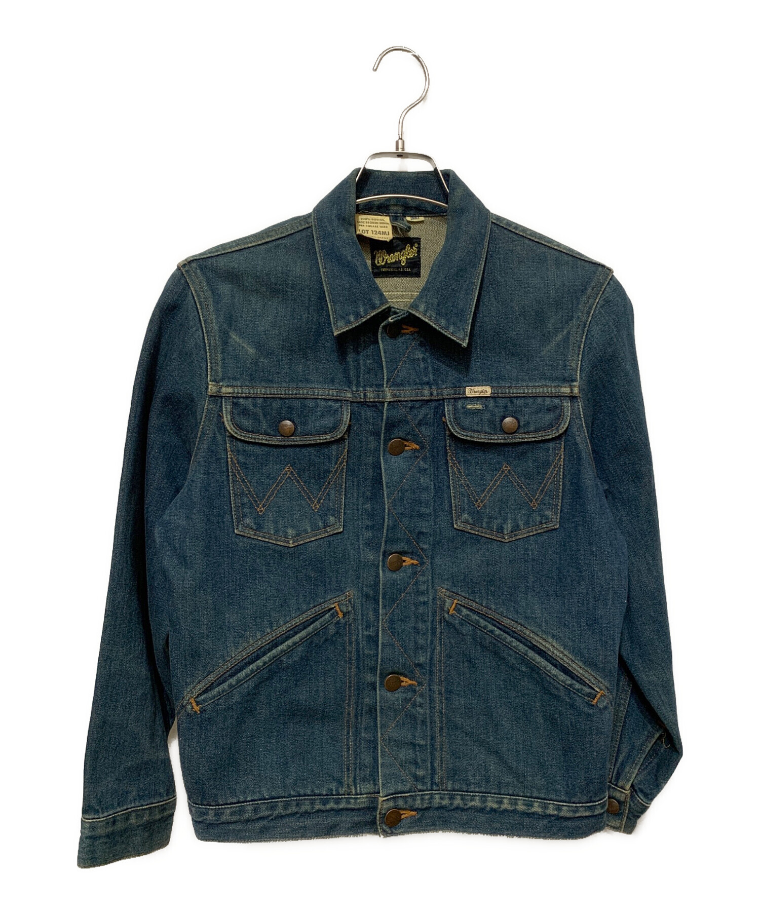 中古・古着通販】Wrangler (ラングラー) ウエスタンジャケット ブルー 