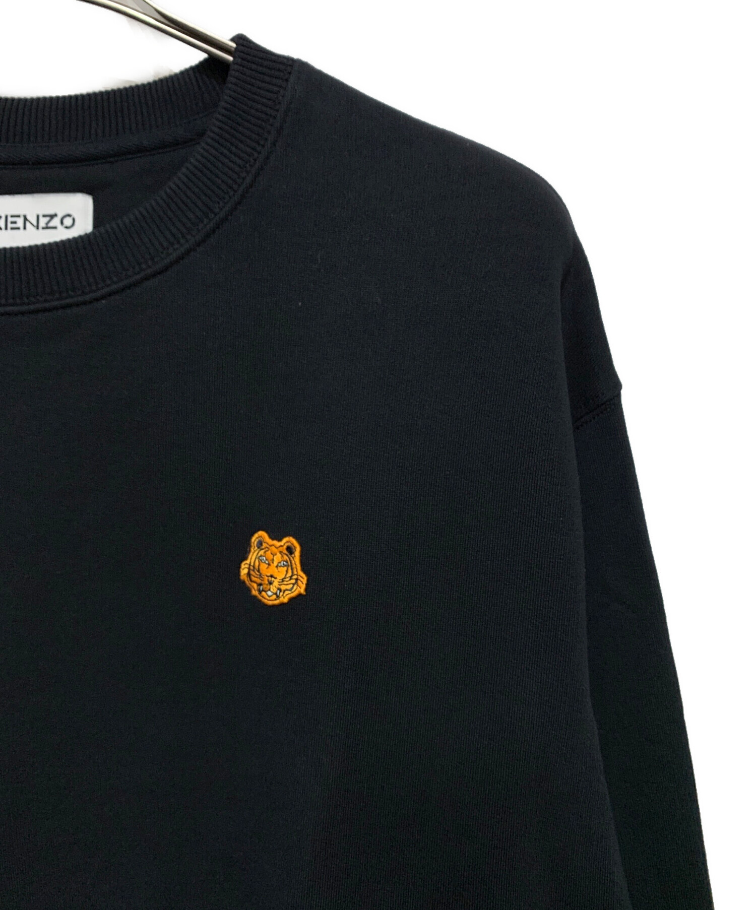 中古・古着通販】KENZO (ケンゾー) ワッペントレーナー ブラック