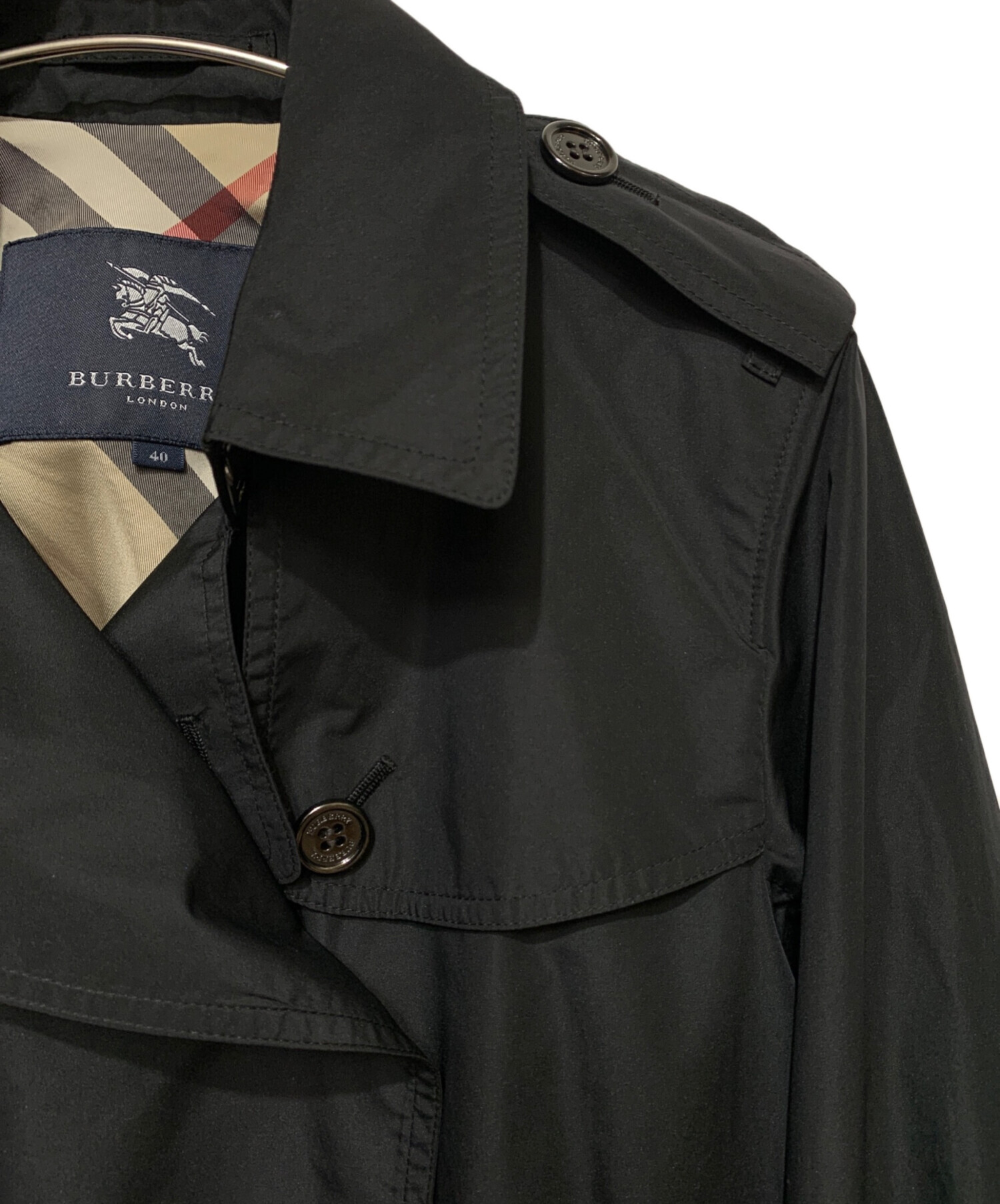 BURBERRY（バーバリー） 40 トレンチコート バーバリーロンドン LONDON 【美品】BURBERRY トレンチコート ケンジントン Long Kensington ジャケット・アウター