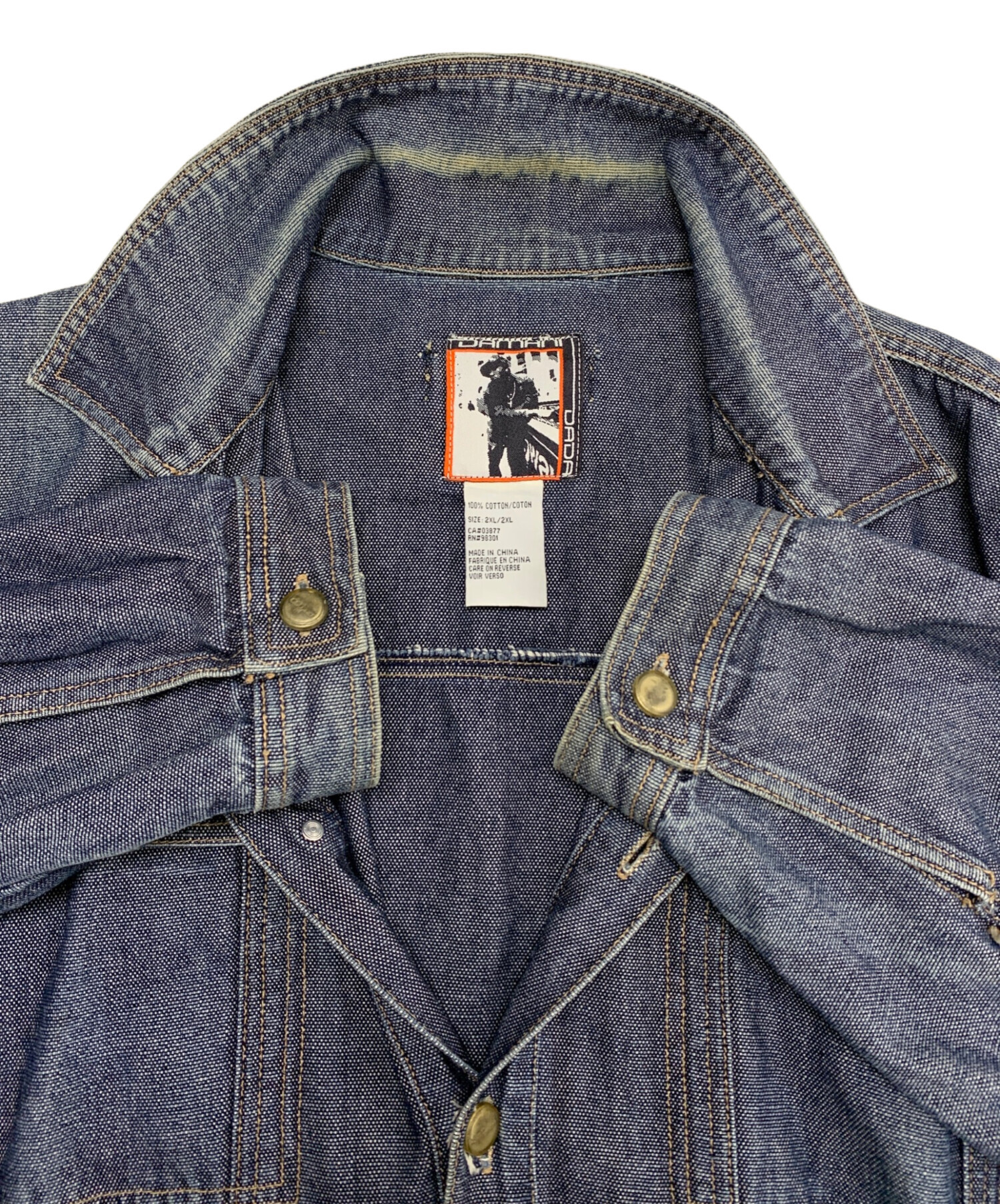 中古・古着通販】DAMANIDADA (ダマニダダ) デニムオーバーオール 