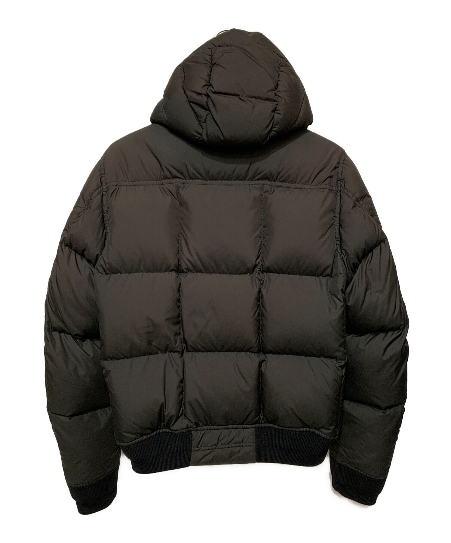 MONCLER フード付きダウンジャケット チャコールグレー MONCLER ダウンジャケット チャコールグレー