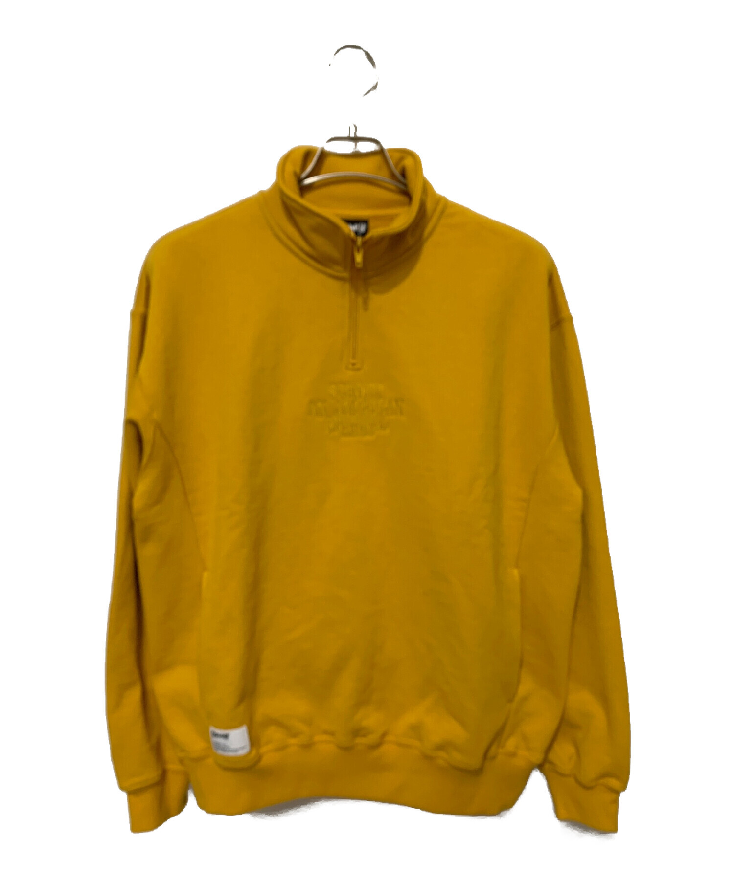 中古・古着通販】shott (ショット) ハーフジップロゴスウェット 