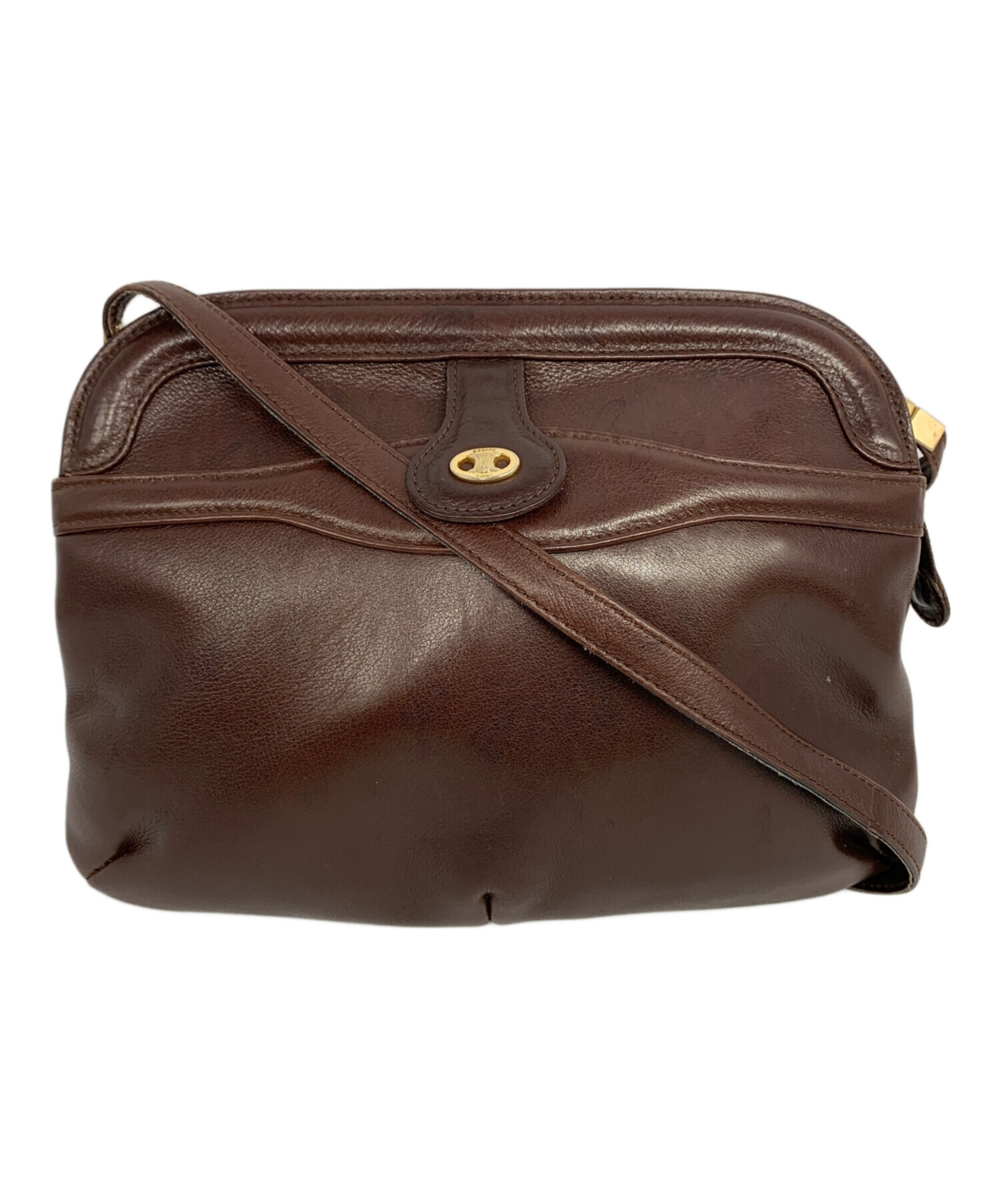 中古・古着通販】CELINE (セリーヌ) ショルダーバッグ ブラウン
