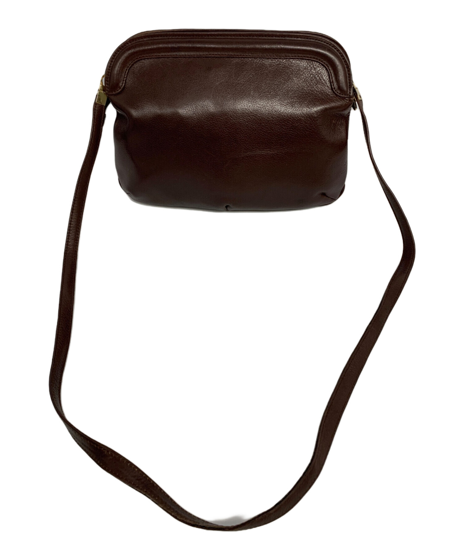 CELINE セリーヌ　ダークブラウン バッグ 中古・古着通販】CELINE (セリーヌ) ショルダーバッグ ブラウン