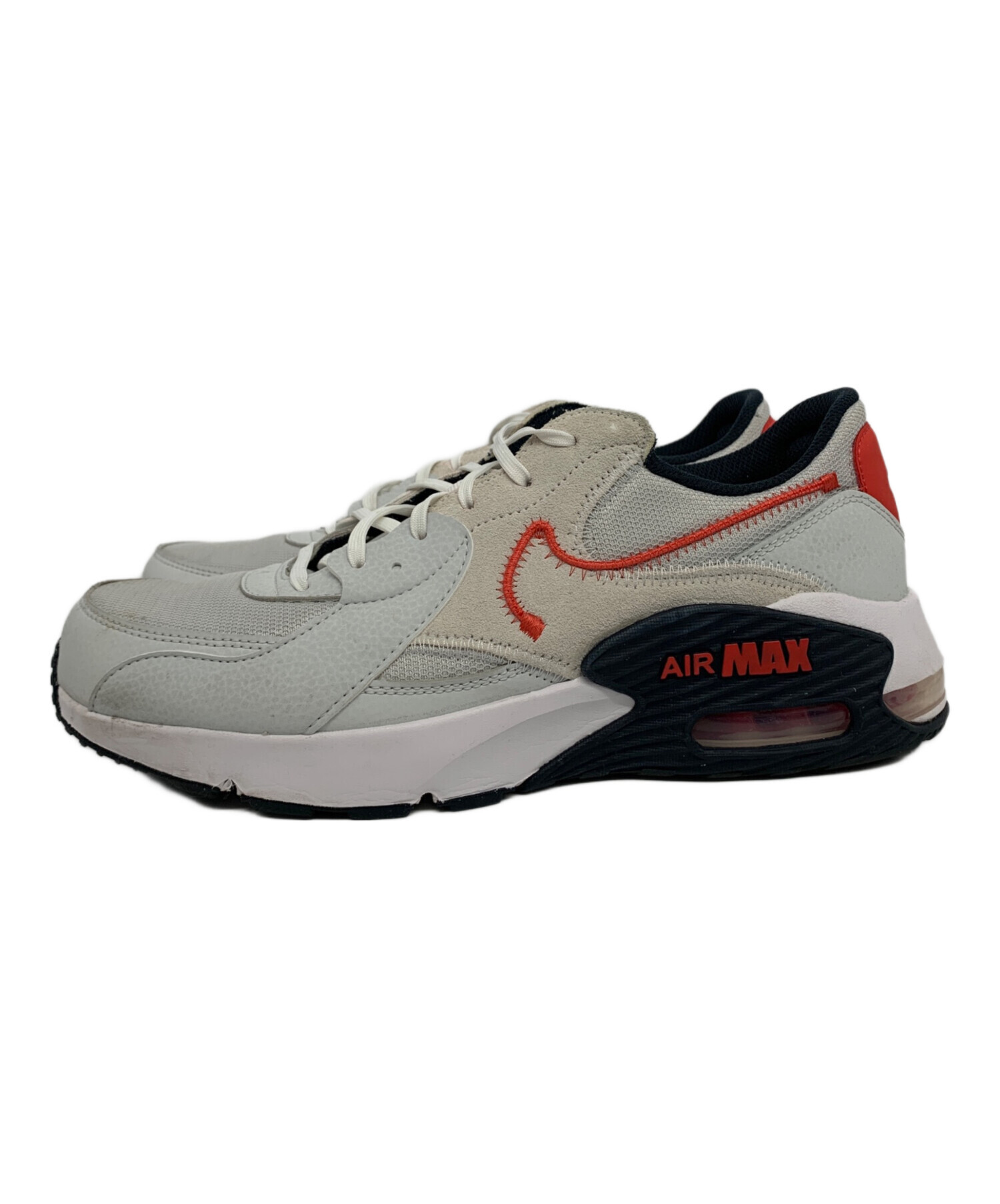中古・古着通販】NIKE (ナイキ) AIR MAX EXCEE ライトグレー×レッド 