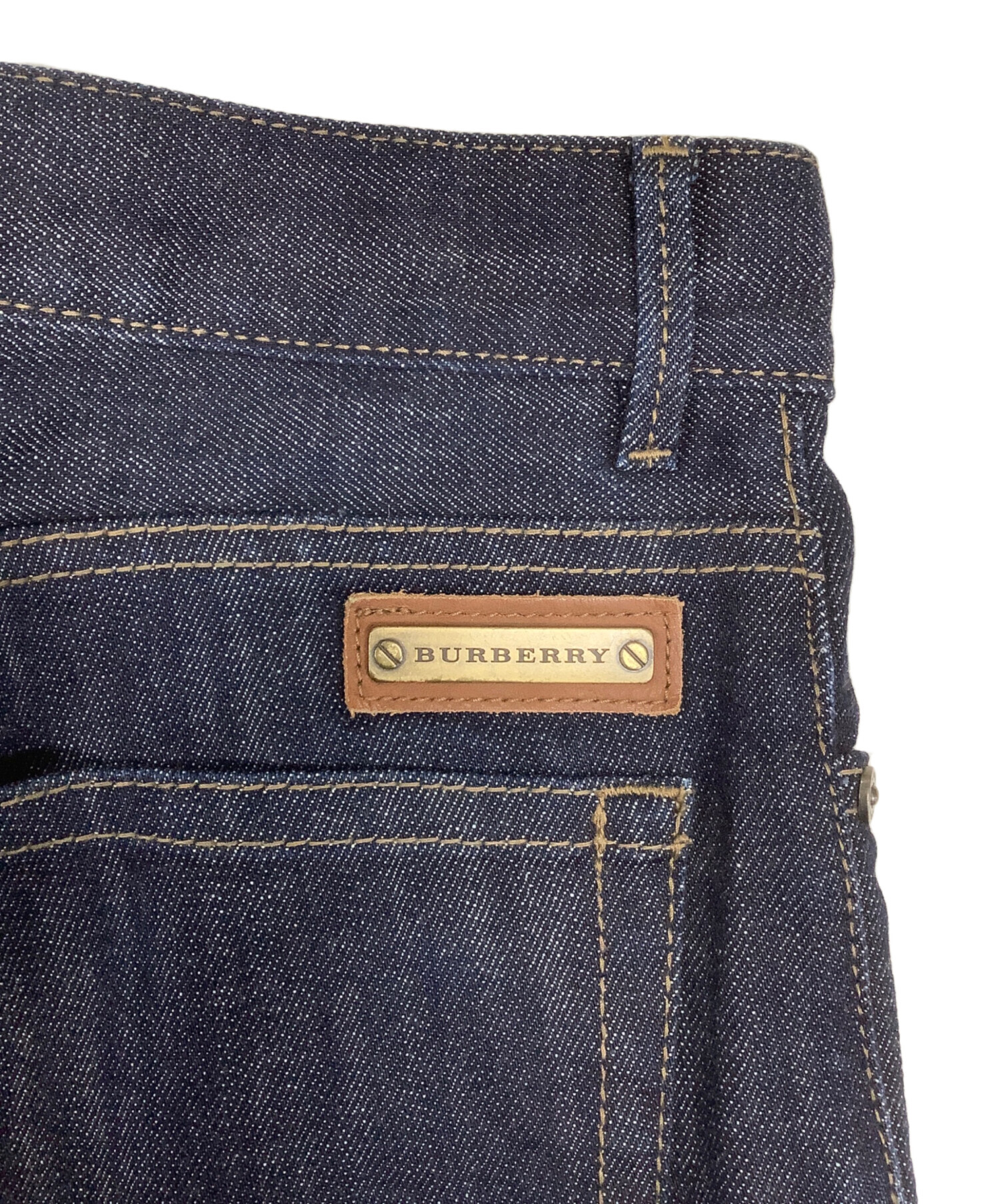 中古・古着通販】BURBERRY (バーバリー) デニムパンツ インディゴ
