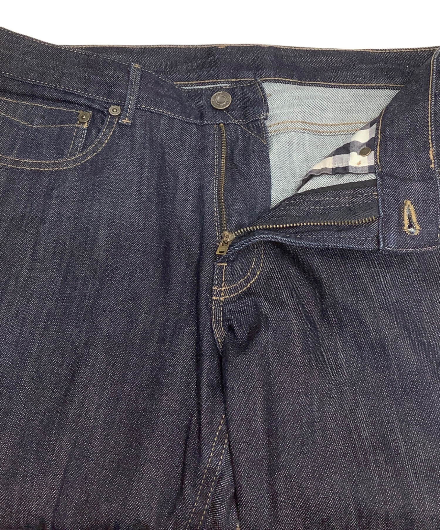 中古・古着通販】BURBERRY (バーバリー) デニムパンツ インディゴ 