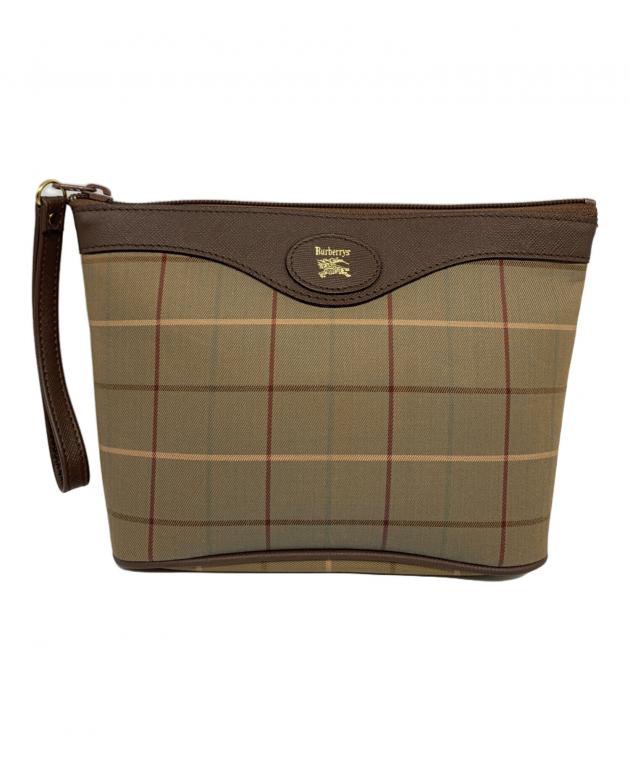 希少✨ バーバリー Burberry アクセサリーポーチ ブラウン系 楽天市場】バーバリー（アクセサリーポーチ｜レディースバッグ