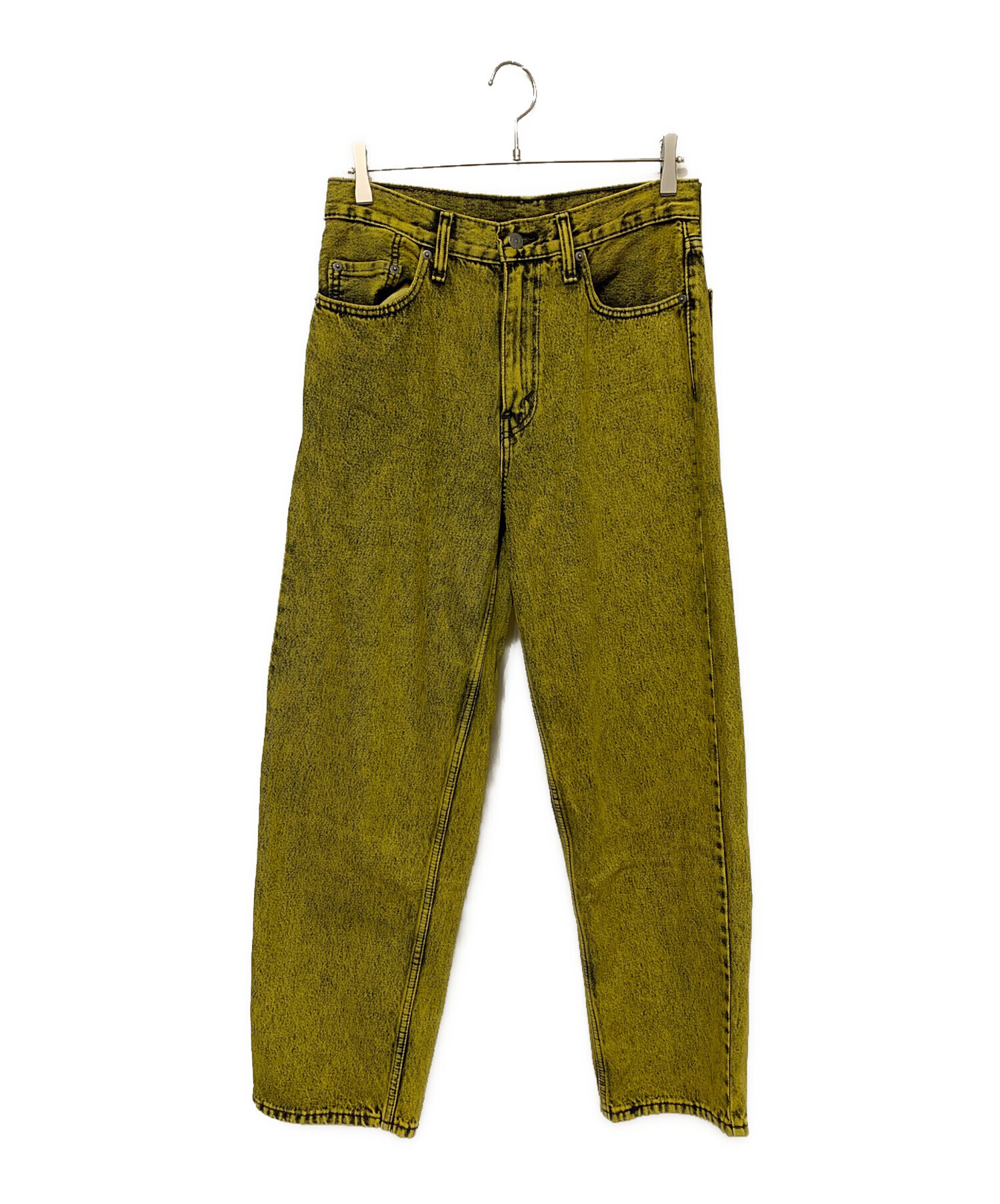 中古・古着通販】LIVS (リブス) デニムパンツ イエロー サイズ:W29×L32 