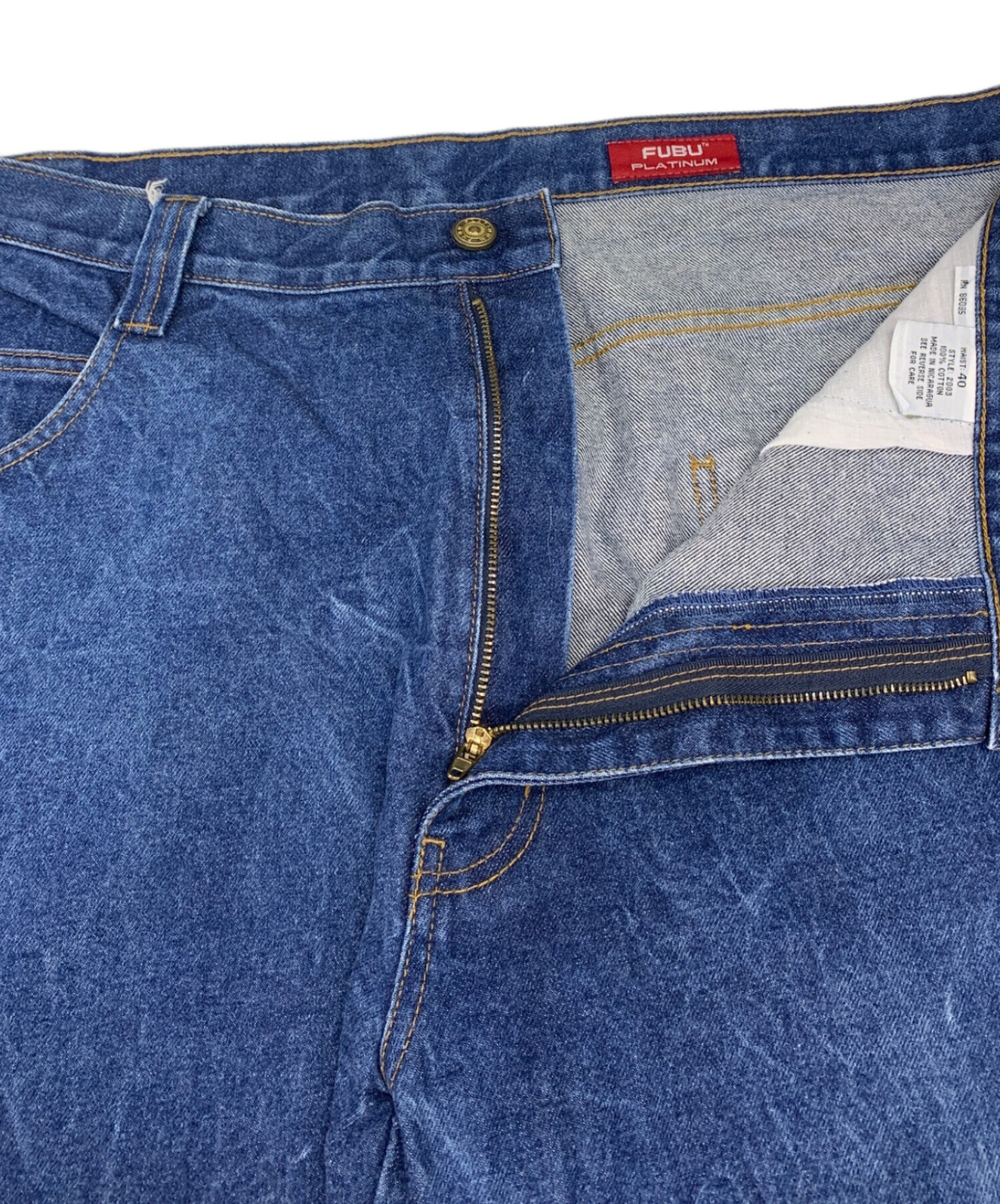 中古・古着通販】PLATINUM FUBU (プラチナムフブ) デニムパンツ