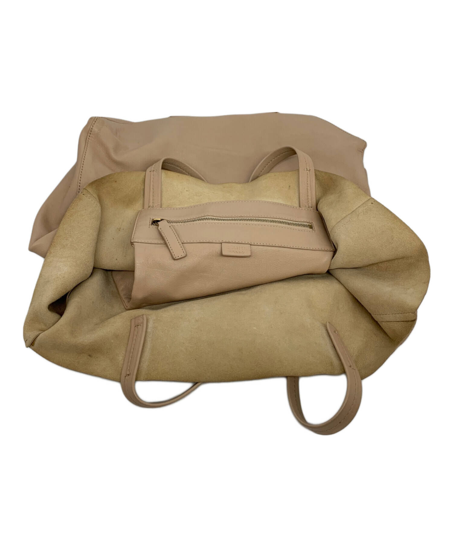 中古・古着通販】CELINE (セリーヌ) カバホリゾンタル レザートート 