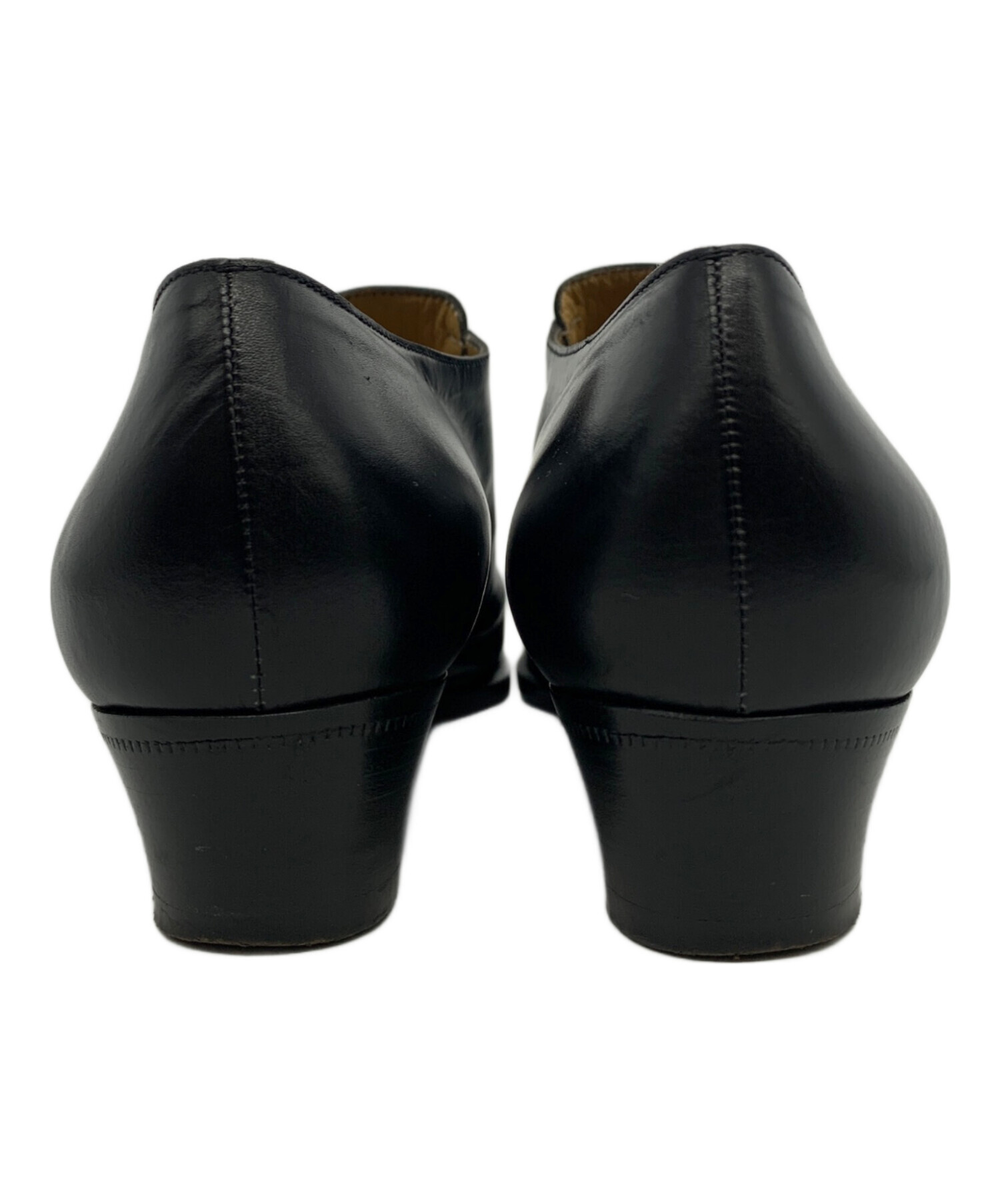 中古・古着通販】HERMES (エルメス) ギリーシューズ ブラック サイズ