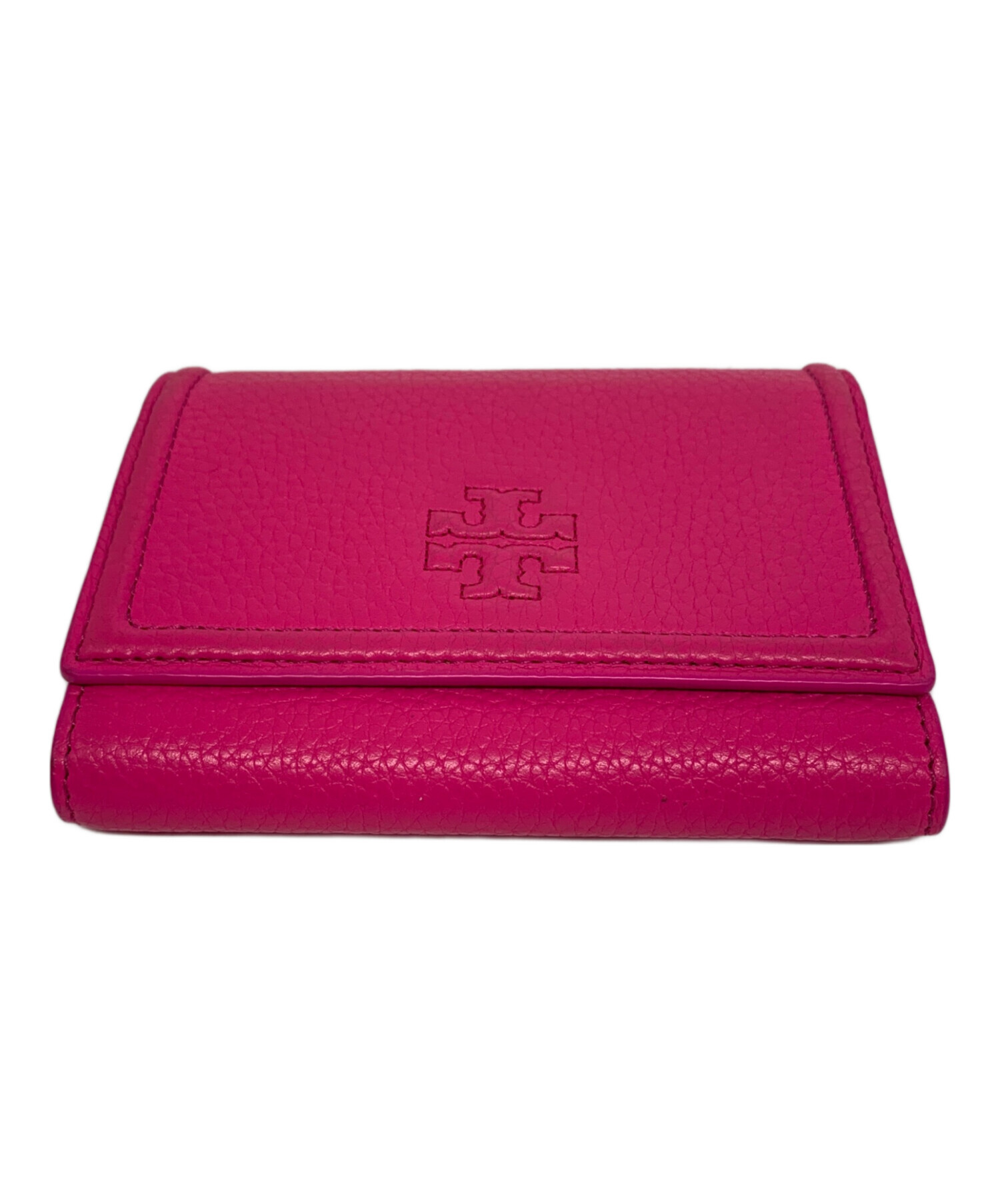 中古・古着通販】TORY BURCH (トリーバーチ) 3つ折り財布 ショッキング