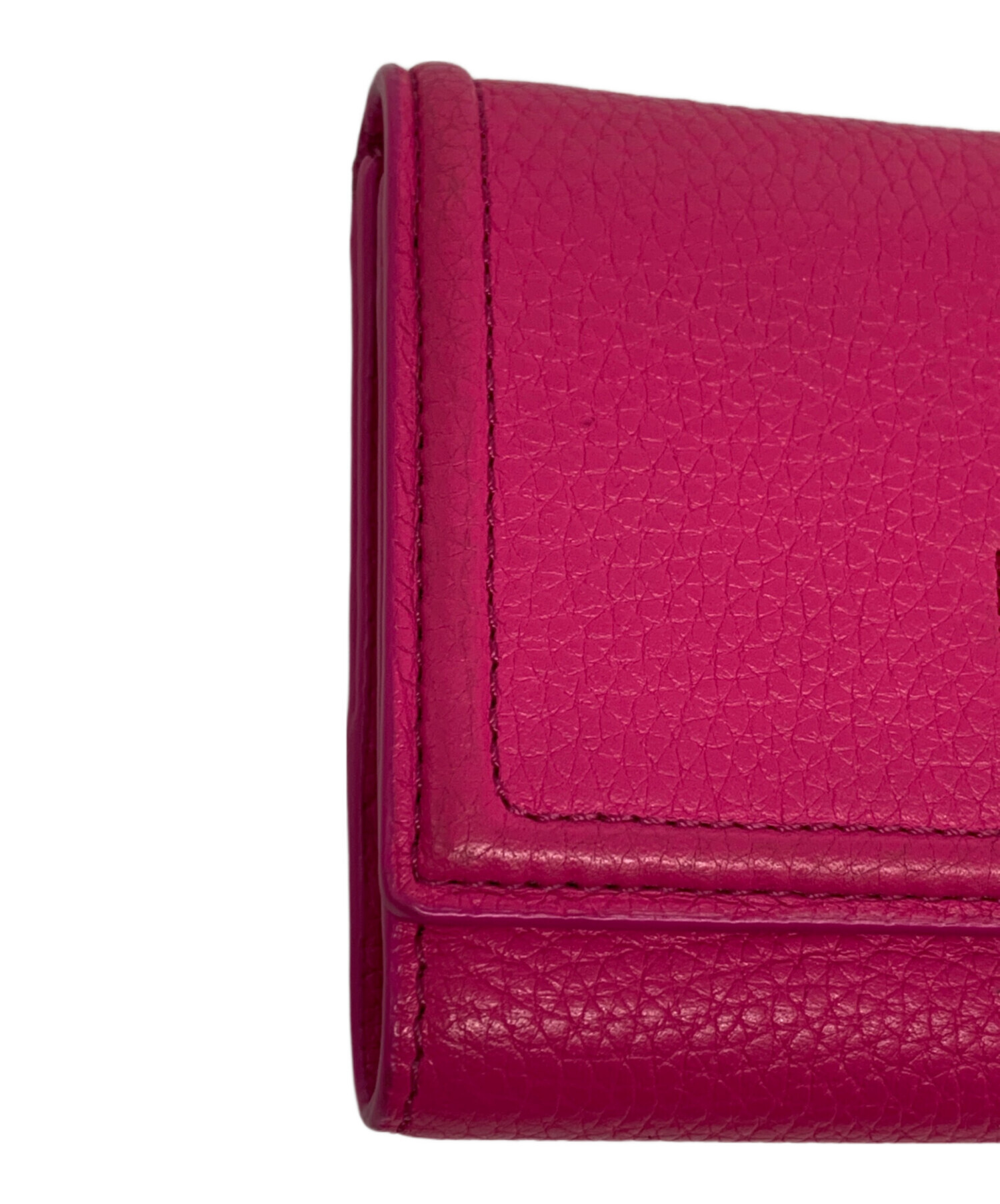 有國　TORY BURCH 二つ折り財布 ピンク 中古・古着通販】TORY BURCH (トリーバーチ) 3つ折り財布 ショッキング