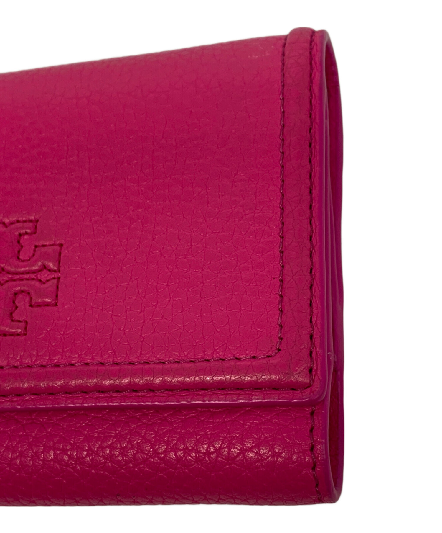 中古・古着通販】TORY BURCH (トリーバーチ) 3つ折り財布 ショッキング