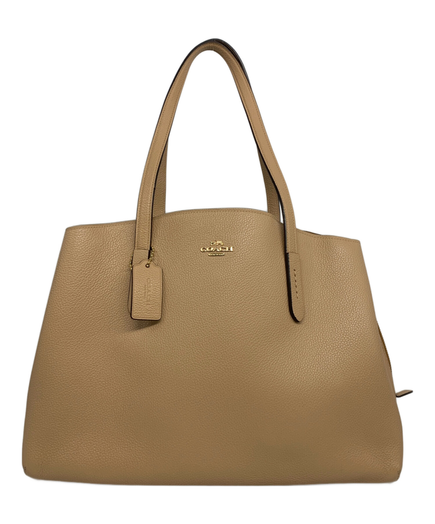 中古・古着通販】COACH (コーチ) チャーリーキャリオール40 ベージュ 