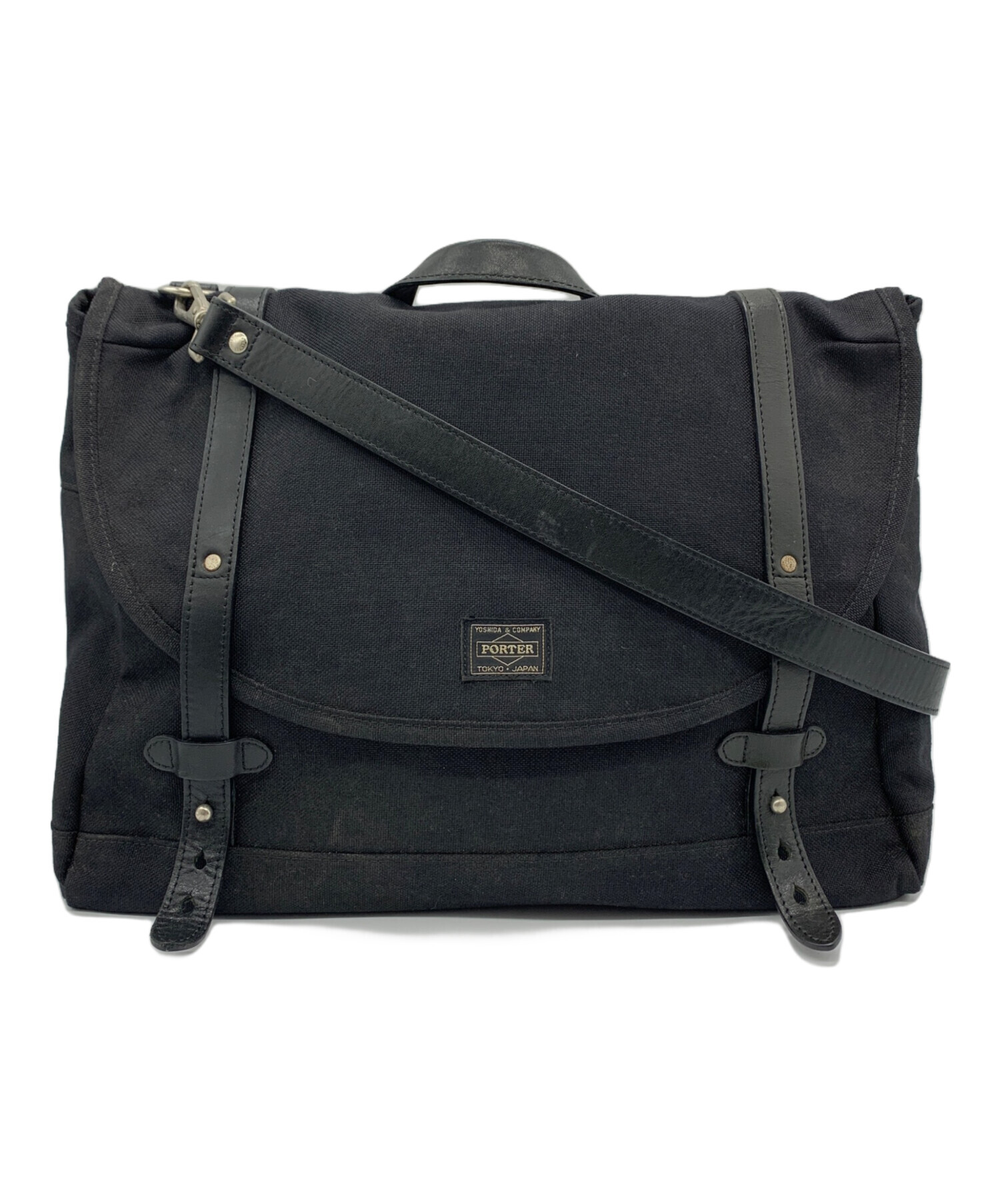 中古・古着通販】PORTER (ポーター) TIDY ショルダーバッグ ブラック 