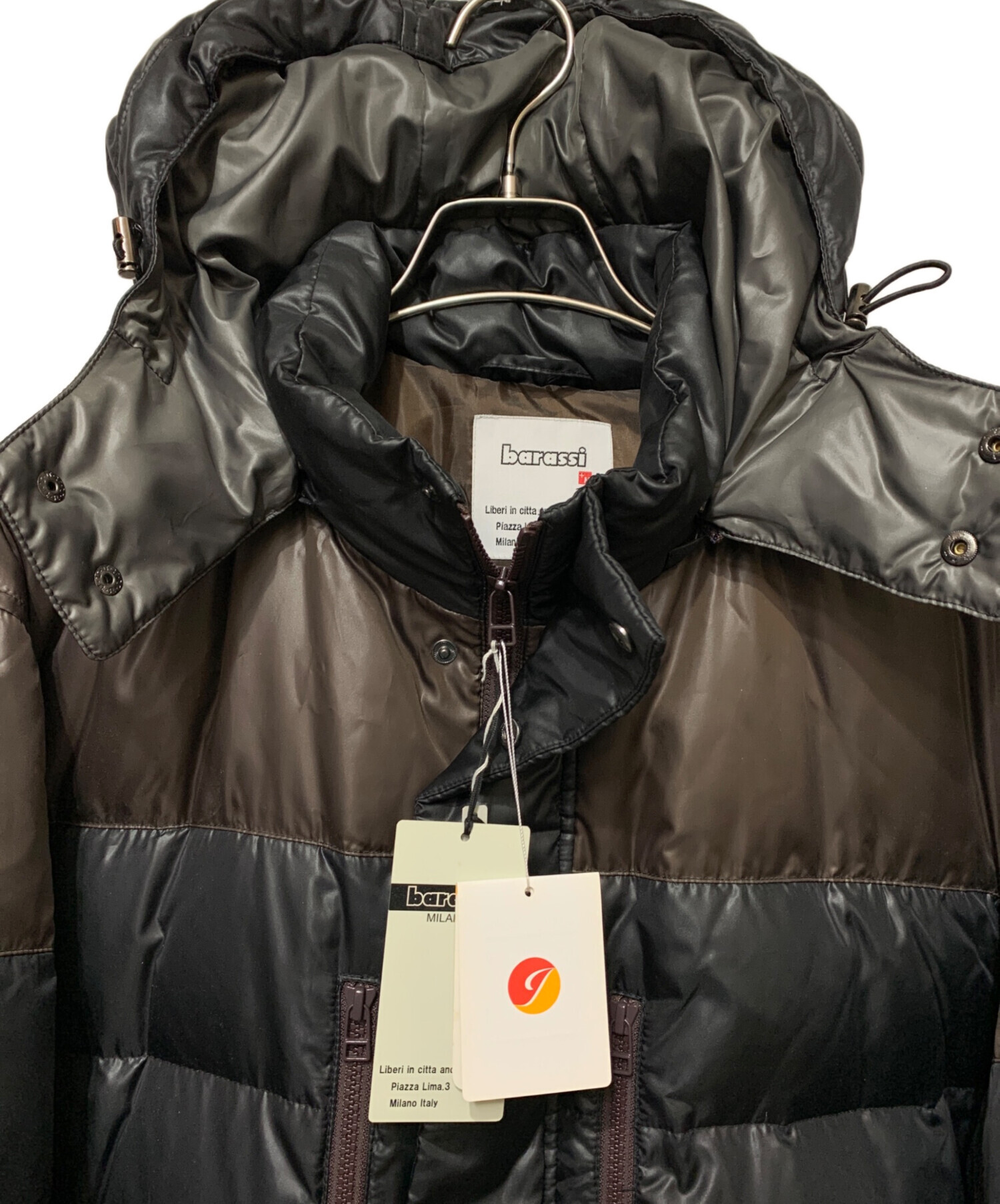 中古・古着通販】Barassi (バラシ) ダウンジャケット ブラック