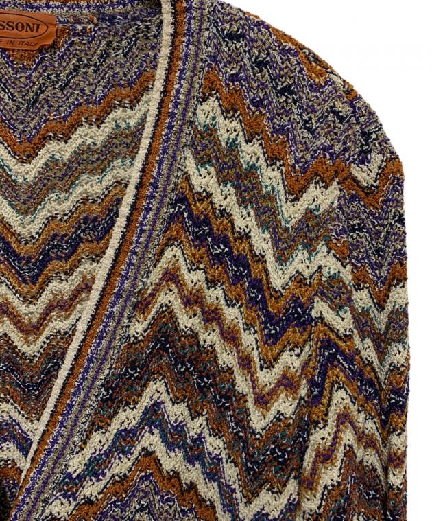 中古・古着通販】MISSONI (ミッソーニ) カーディガン ブラウン サイズ