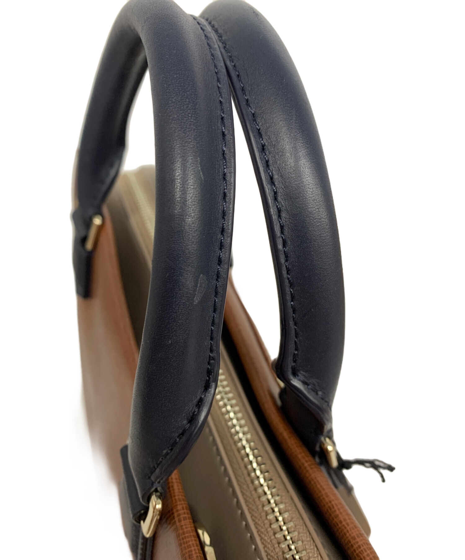 美品　PAUL SMITH ハンドバッグ 2way ブラウン×グレー Paul Smith（ポール・スミス） バッグ レディース ショルダーバッグ