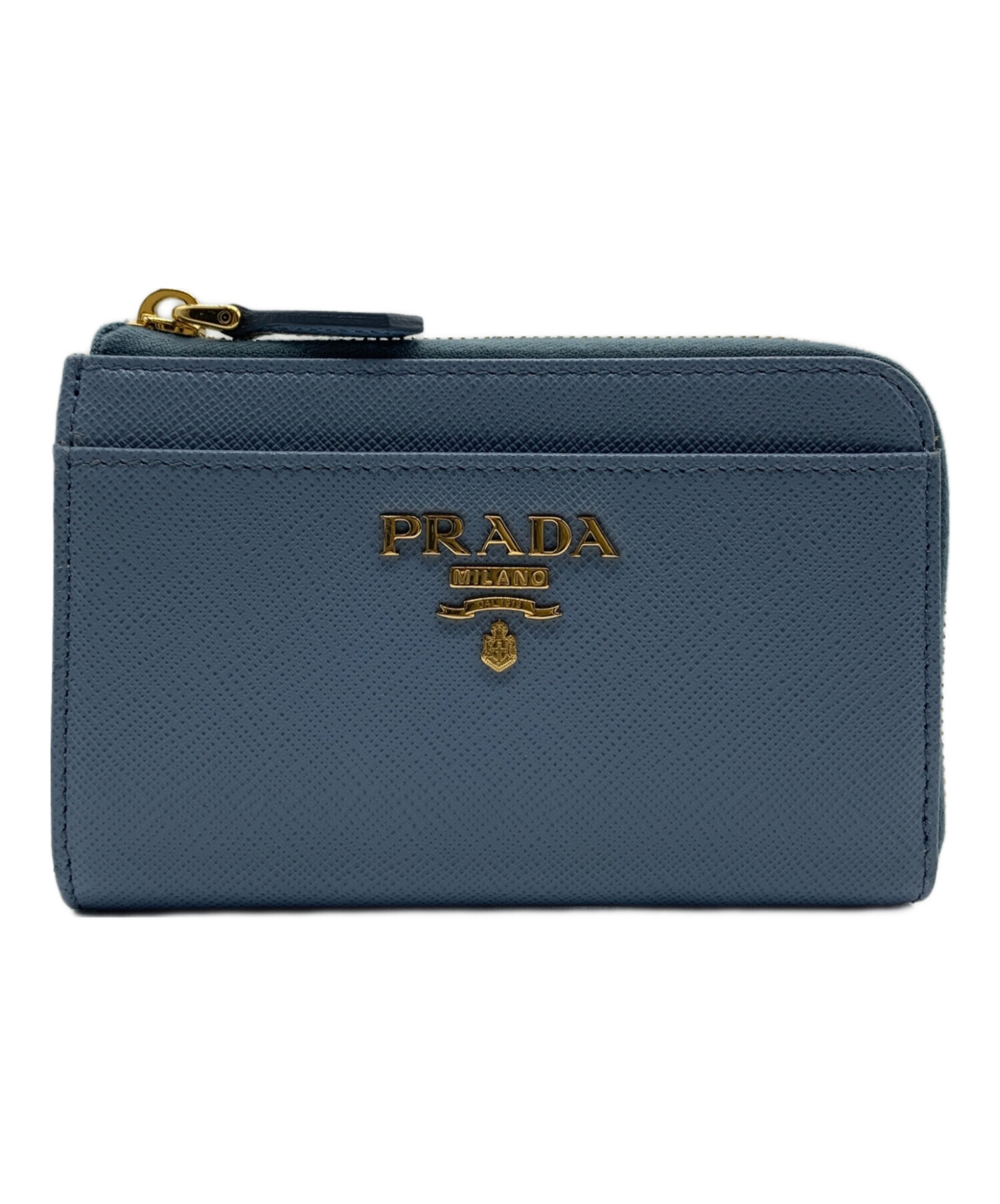 中古・古着通販】PRADA (プラダ) SAFFIANO METAL コインケース スカイ 
