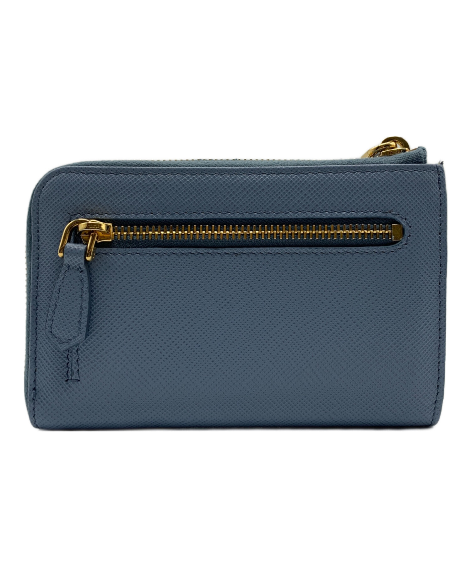 中古・古着通販】PRADA (プラダ) SAFFIANO METAL コインケース スカイ 