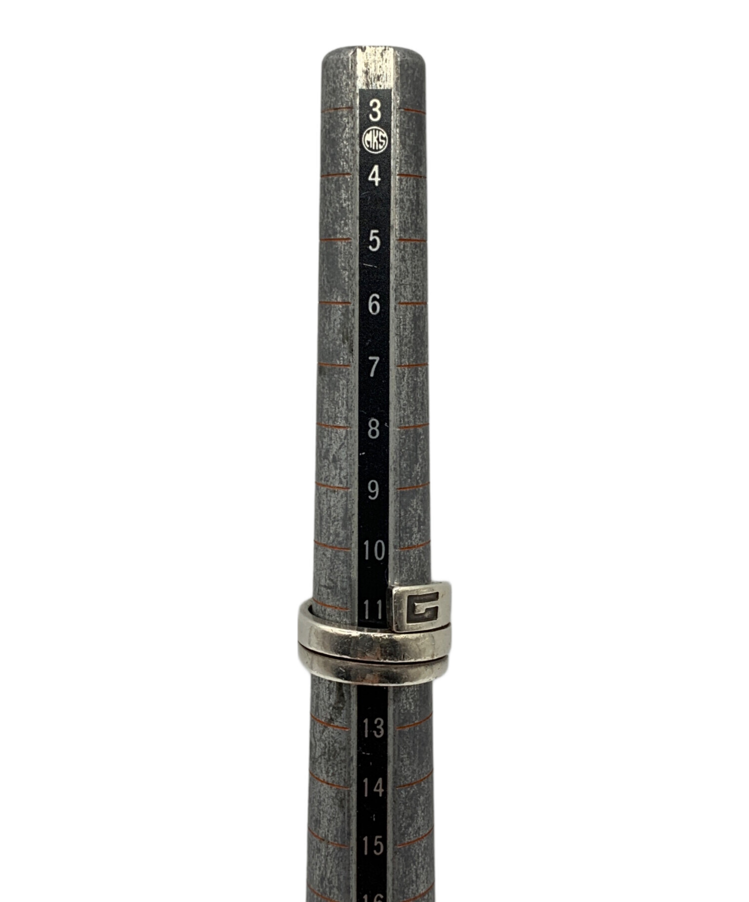 中古・古着通販】GUCCI (グッチ) スパイラルGスネークリング サイズ:15 
