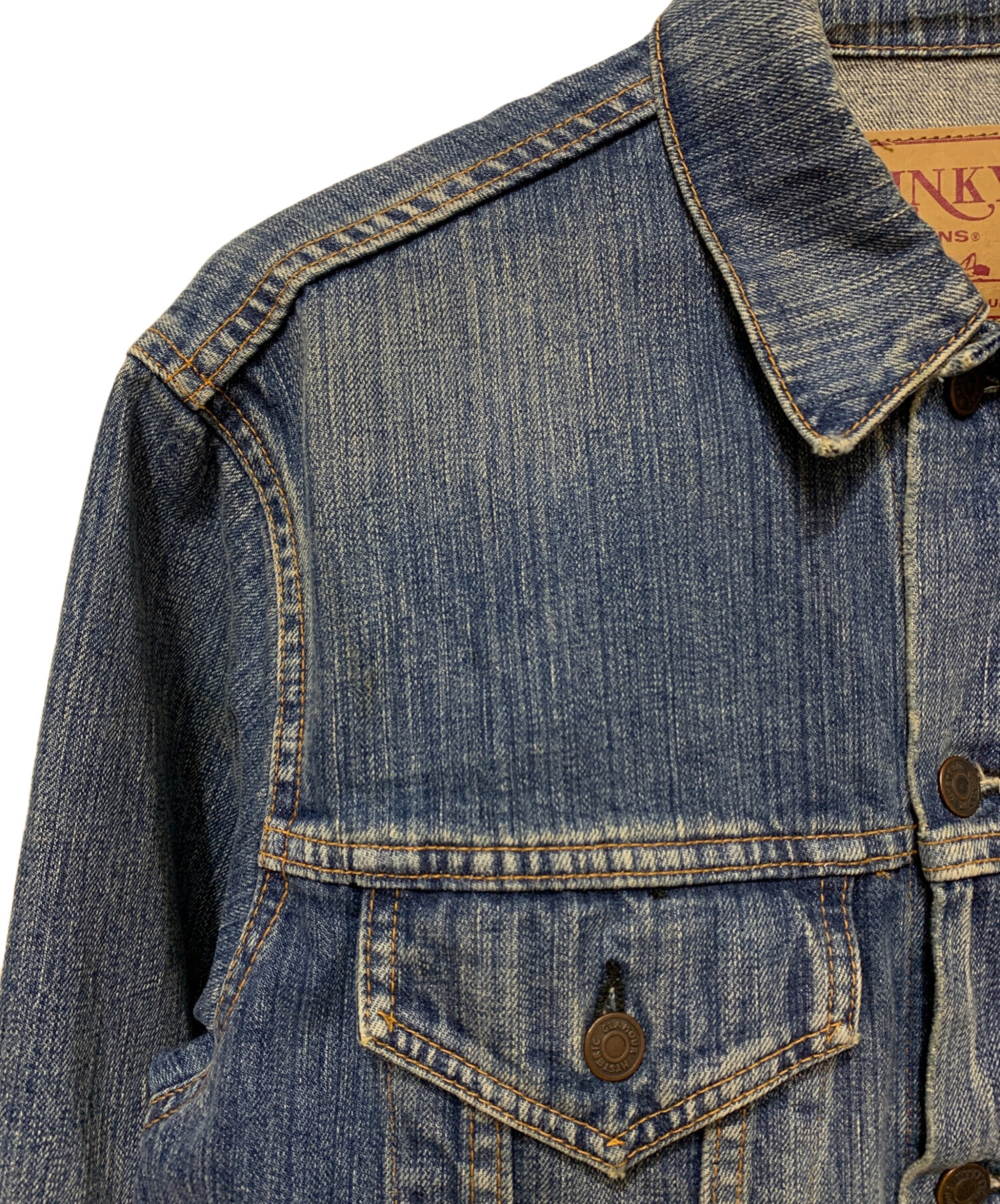 HYSTERIC GLAMOUR ダークブルー デニムジャケット HINAKOのSTYLING | HYSTERIC GLAMOUR MEN | 150cm | HYSTERIC GLAMOUR