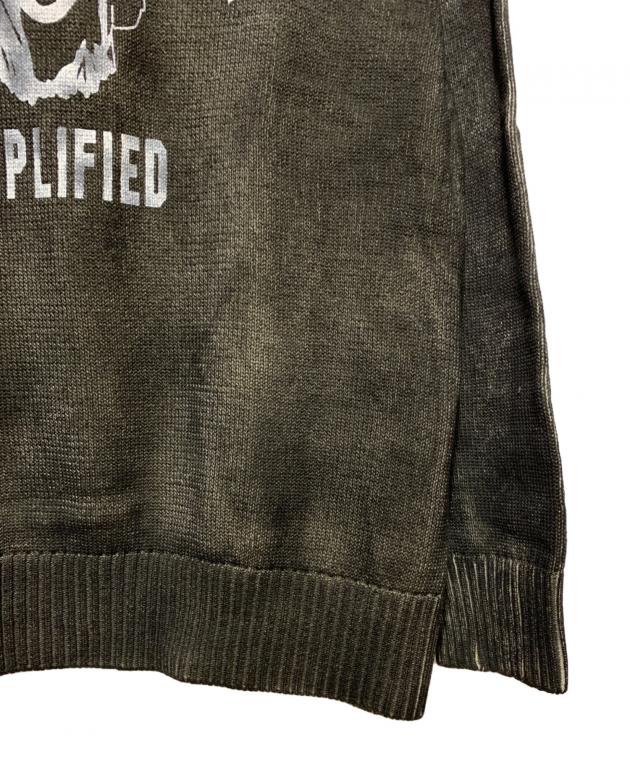 ix】HYSTERIC GLAMOUR ボックスロゴ ニット L 日本製 HYSTERIC GLAMOUR