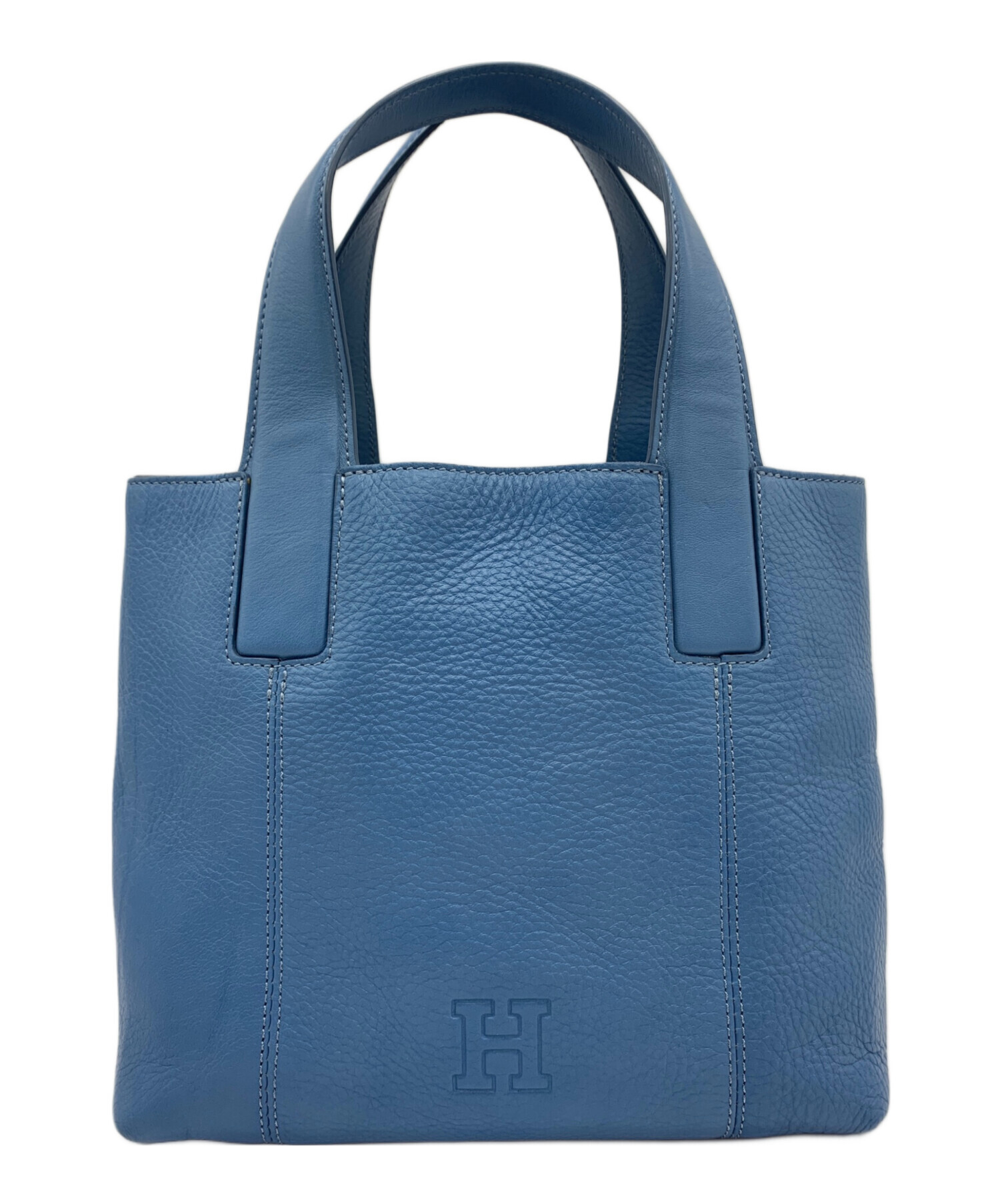 中古・古着通販】HIROFU (ヒロフ) ミニレザートートバッグ スカイ 