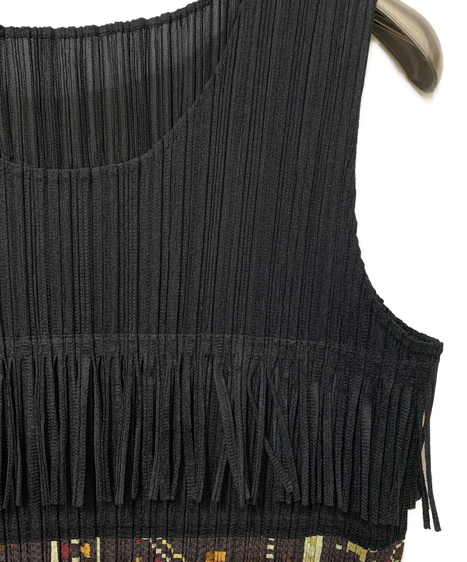 中古・古着通販】PLEATS PLEASE (プリーツプリーズ) フリンジ 