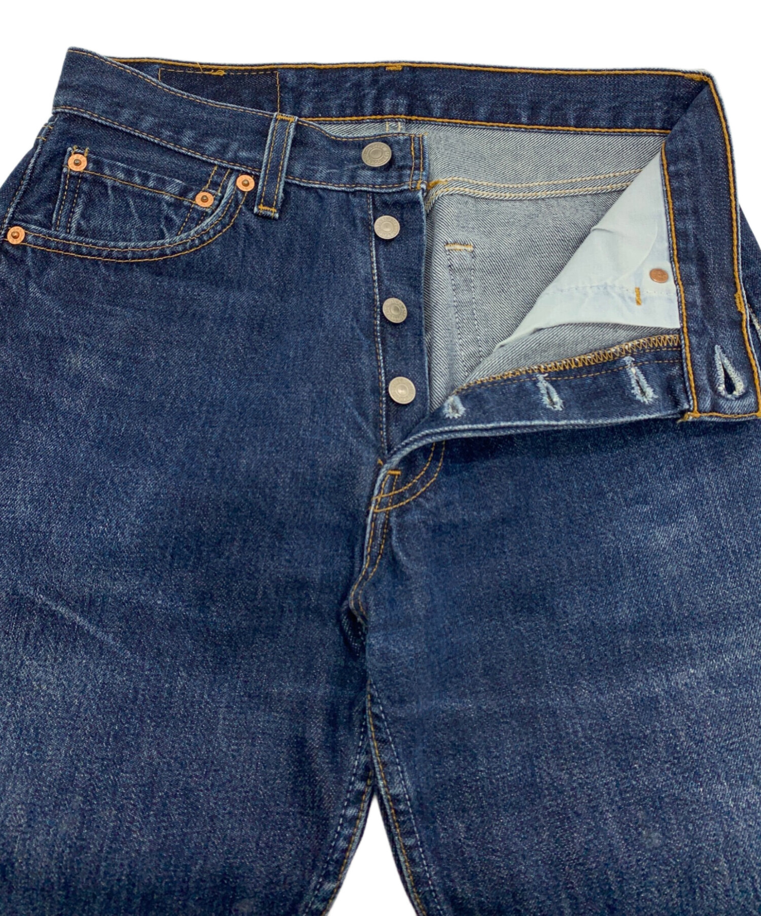 中古・古着通販】LEVI'S (リーバイス) デニムパンツ ブルー サイズ