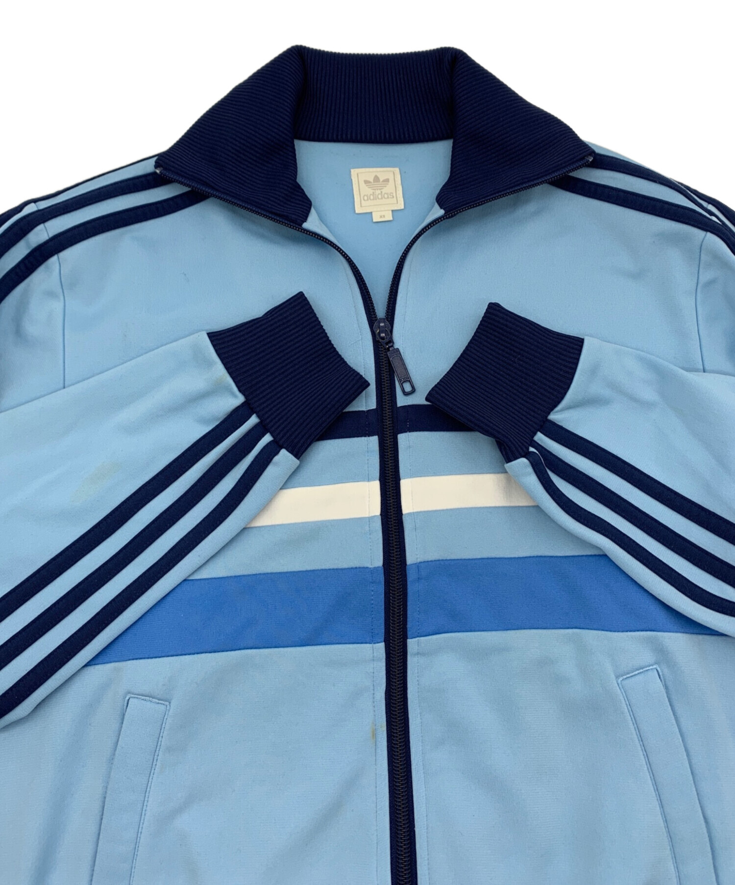 中古・古着通販】adidas (アディダス) トラックジャケット ネイビー