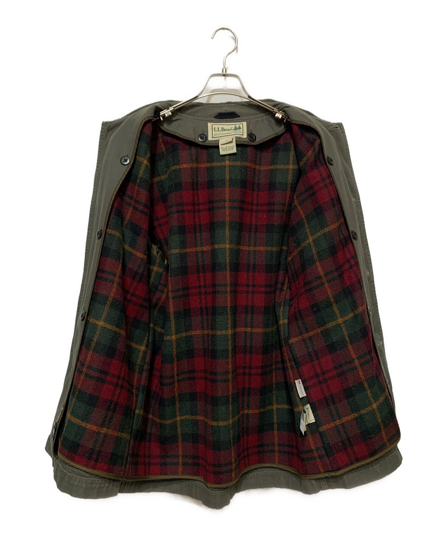 エルエルビーン 古着 フィールドコート USA グリーン M 80s 90s 中古・古着通販】L.L.Bean (エルエルビーン) フィールドコート カーキ