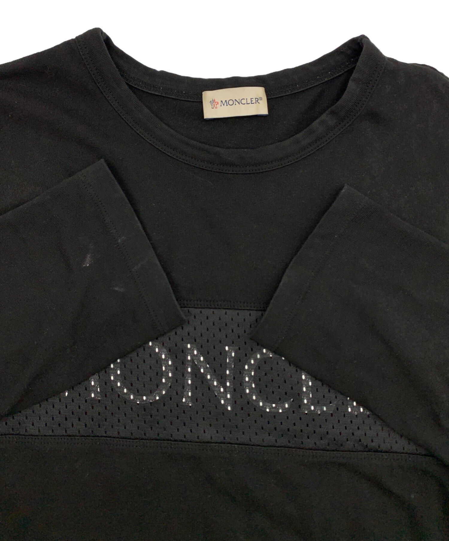 中古・古着通販】MONCLER (モンクレール) 長袖カットソー ブラック 
