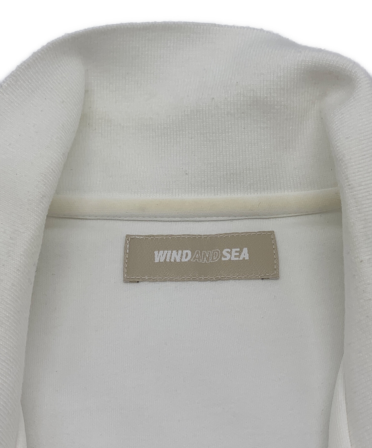 中古・古着通販】WIND AND SEA (ウィンダンシー) ポロシャツ ホワイト 