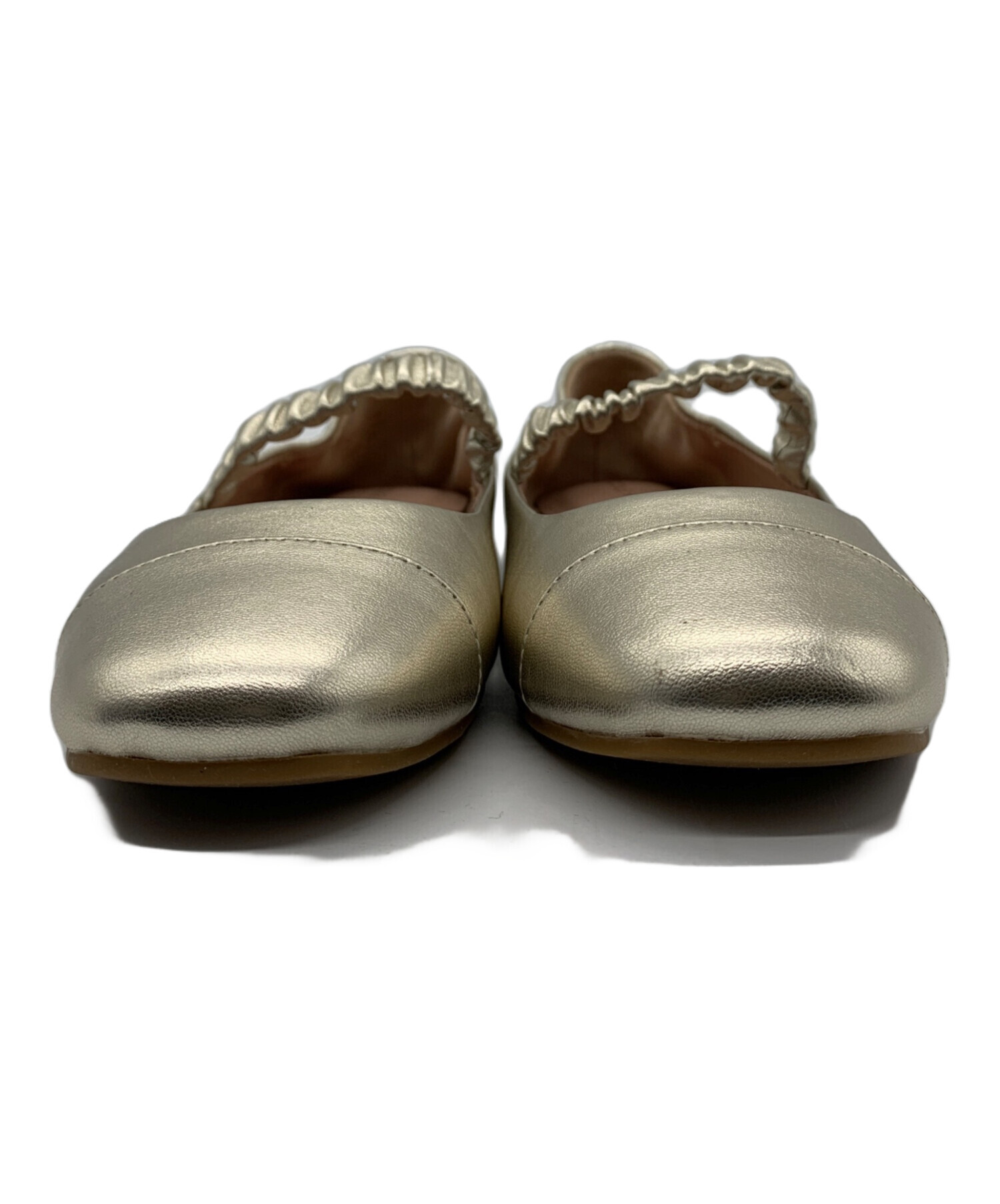 COLE HAAN バレエシューズ/オペラシューズ 23cm ベージュ 【古着】【中古】【送料無料】 Cole Haan - COLE HAAN バレエシューズ/オペラシューズ 23cm ベージュ