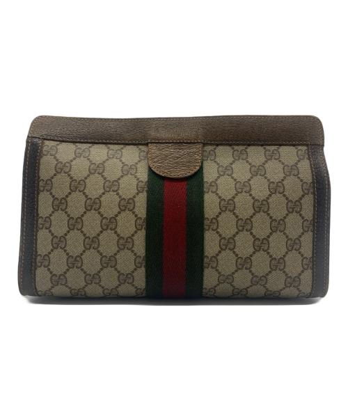 【希少】オールドグッチ シェリーライン インターロッキング クラッチバッグ 中古・古着通販】GUCCI (グッチ) オールドグッチ シェリーライン
