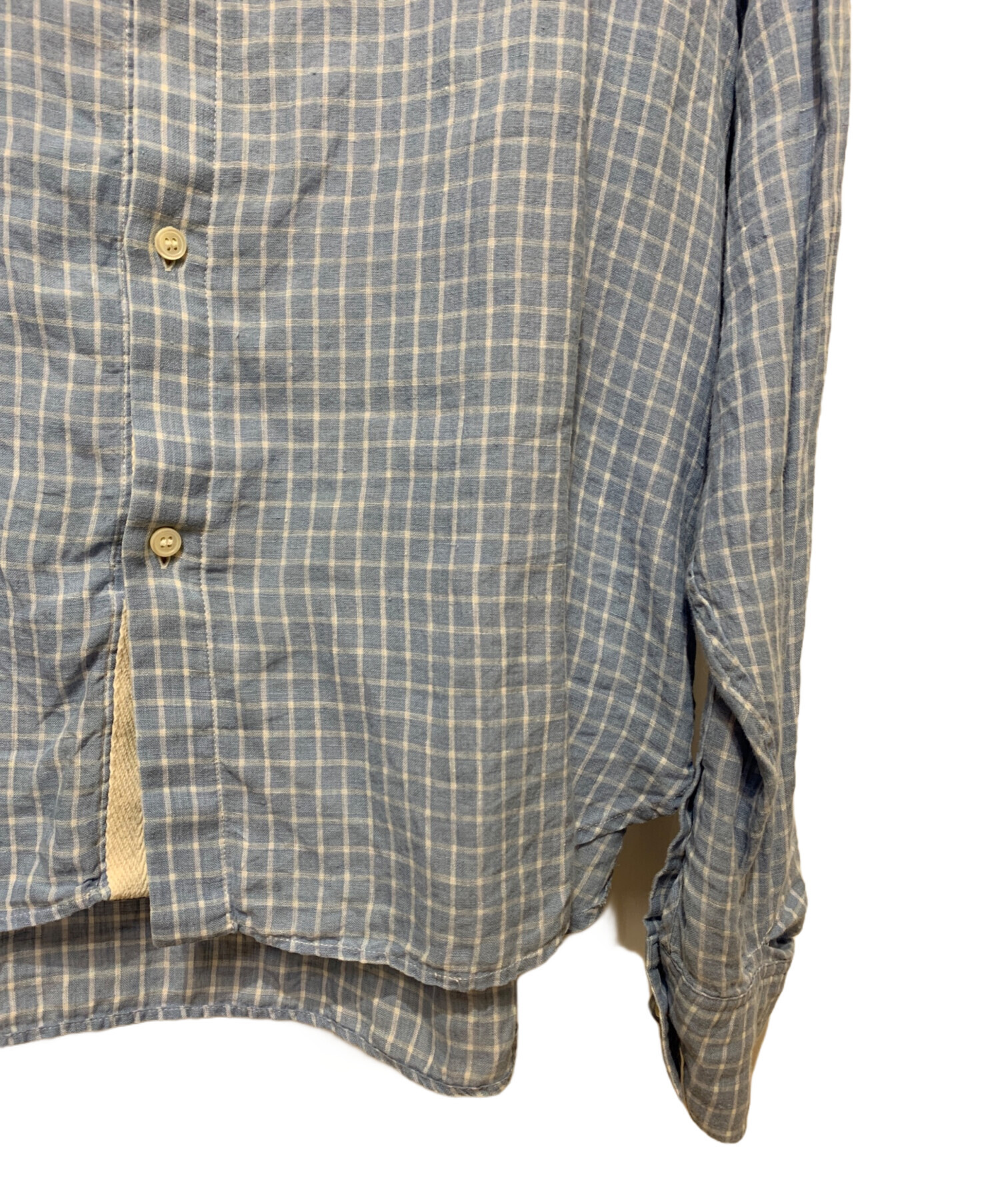 中古・古着通販】JACQUEMUS (ジャックムス) リネンシャツ スカイブルー
