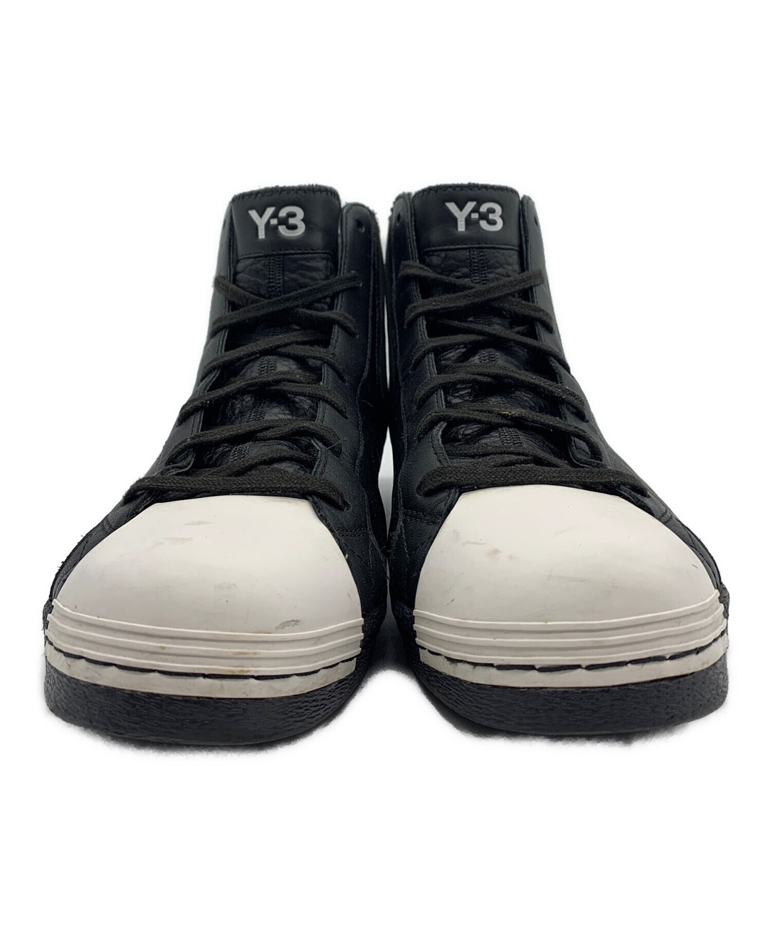 中古・古着通販】Y-3 (ワイスリー) ハイカットスニーカー ブラック